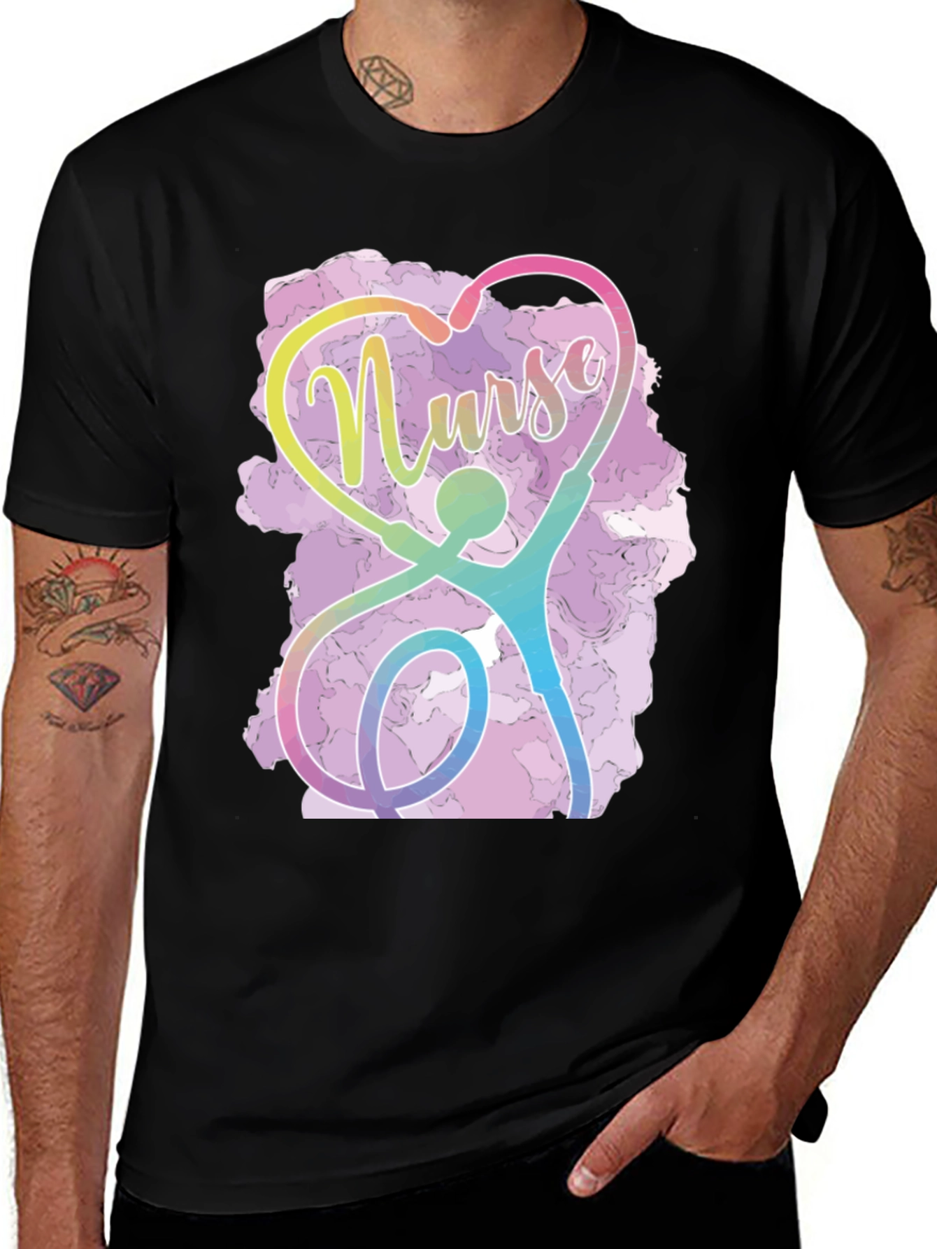 Nurse Heartbeat T-Shirt - Medical Professional Tee