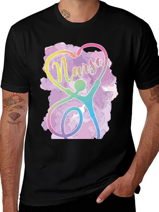 Nurse Heartbeat T-Shirt - Medical Professional Tee