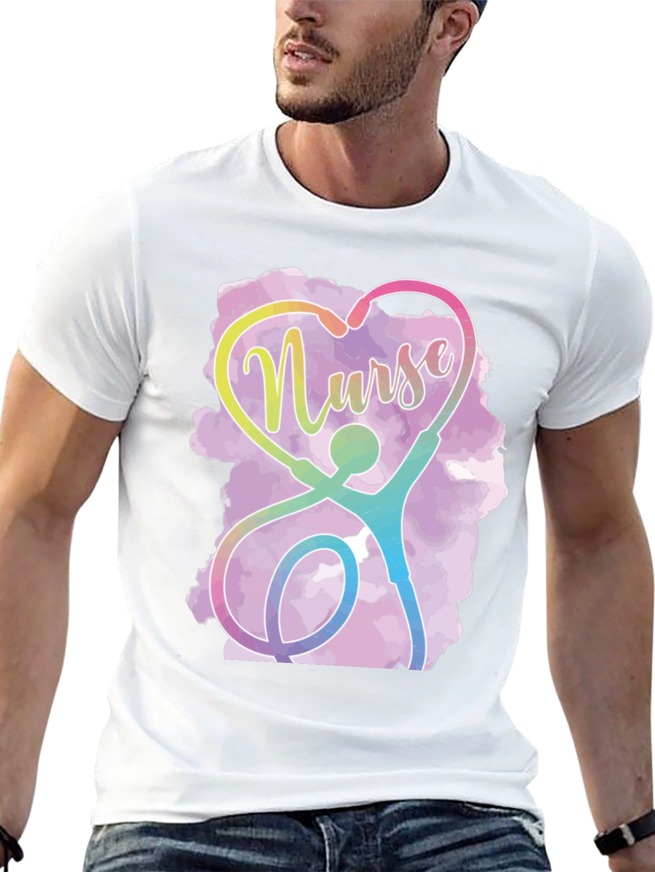 Nurse Heartbeat T-Shirt - Medical Professional Tee