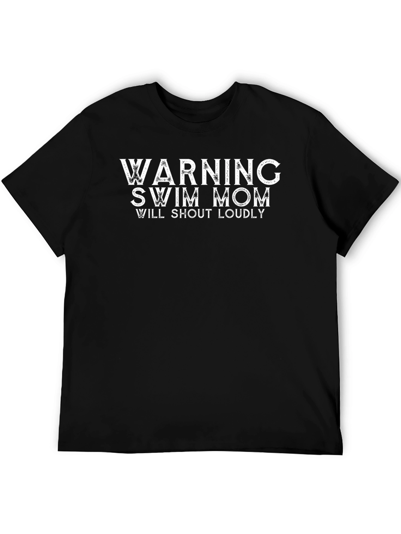 Warning Swim Mom T-Shirt - Shout Loudly