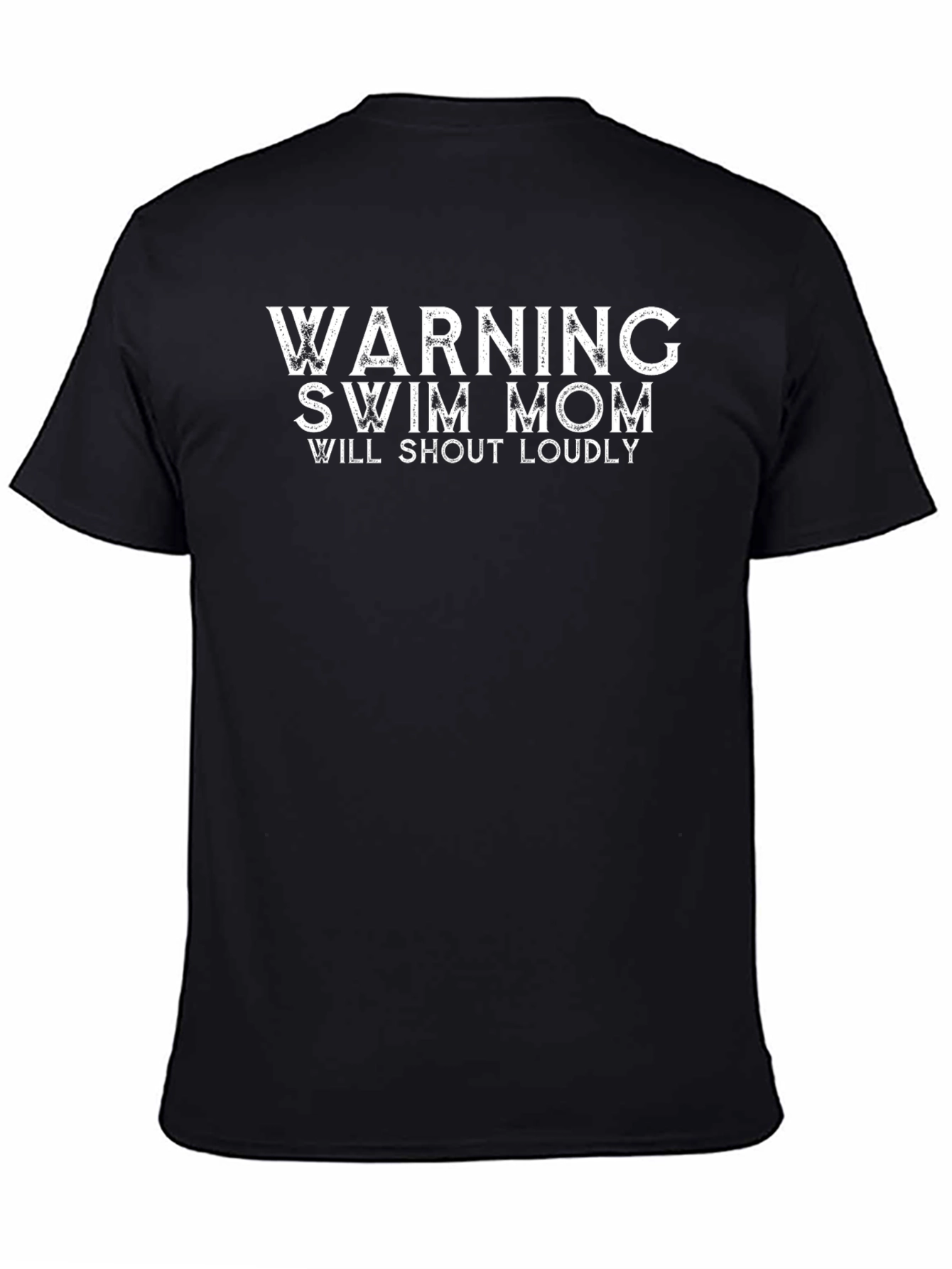 Warning Swim Mom T-Shirt - Shout Loudly