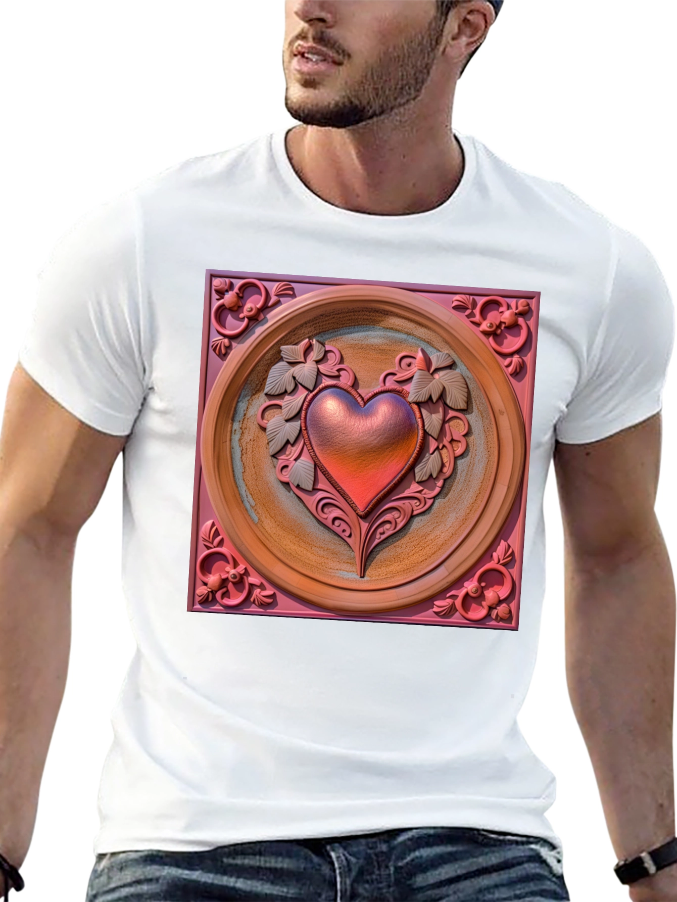 Ornate Heart Graphic Tee