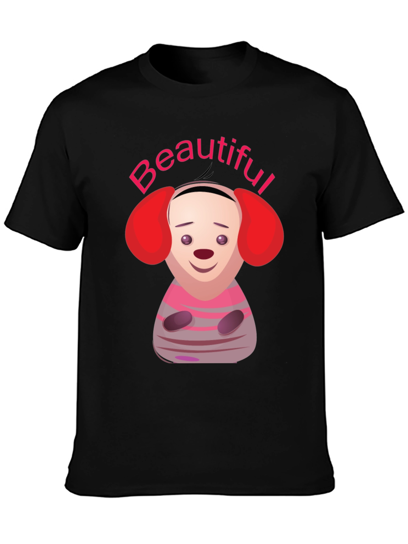 Cartoon Character Beautiful Graphic T-Shirt
