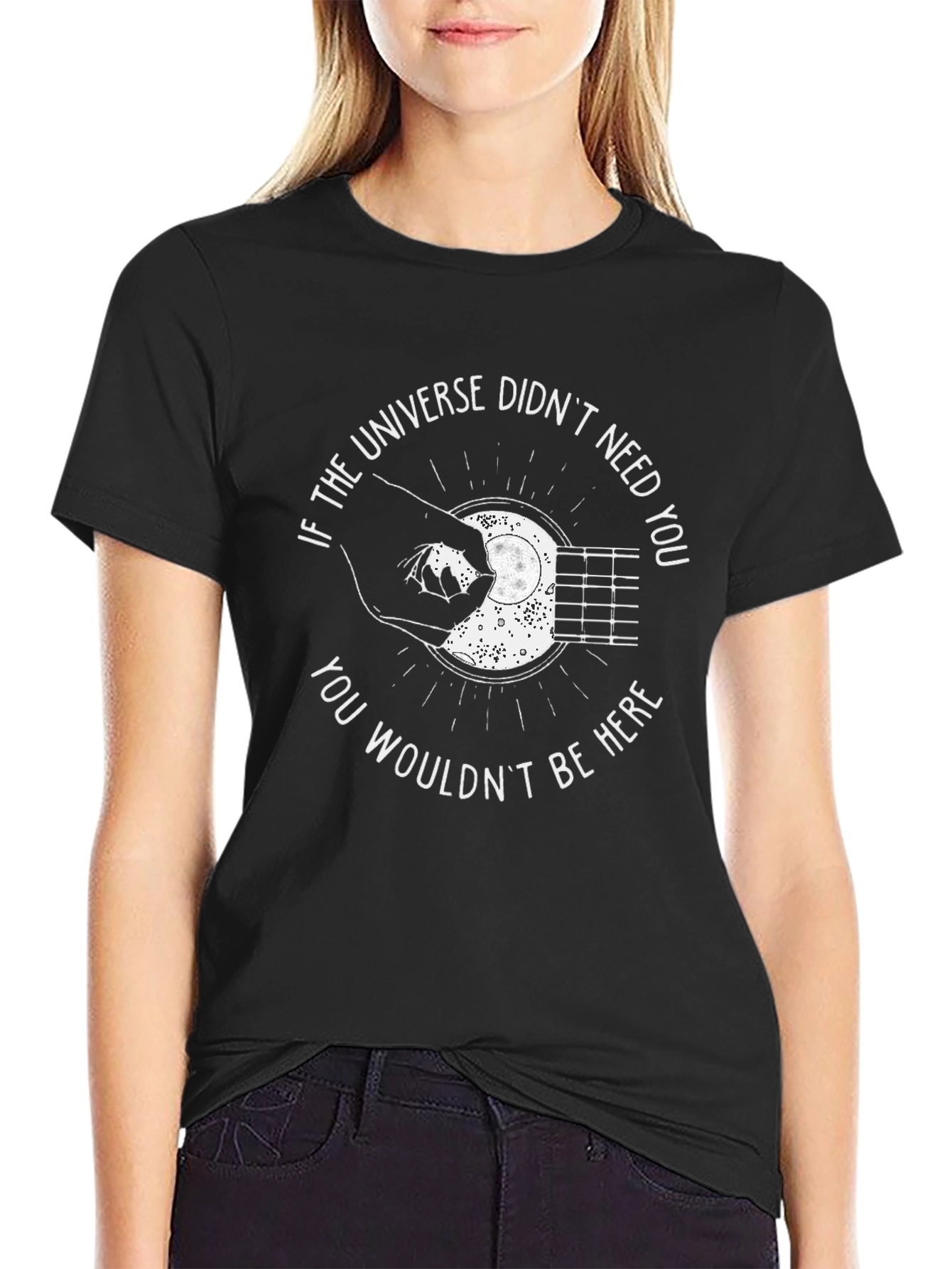 Universe Needed You Black T-Shirt