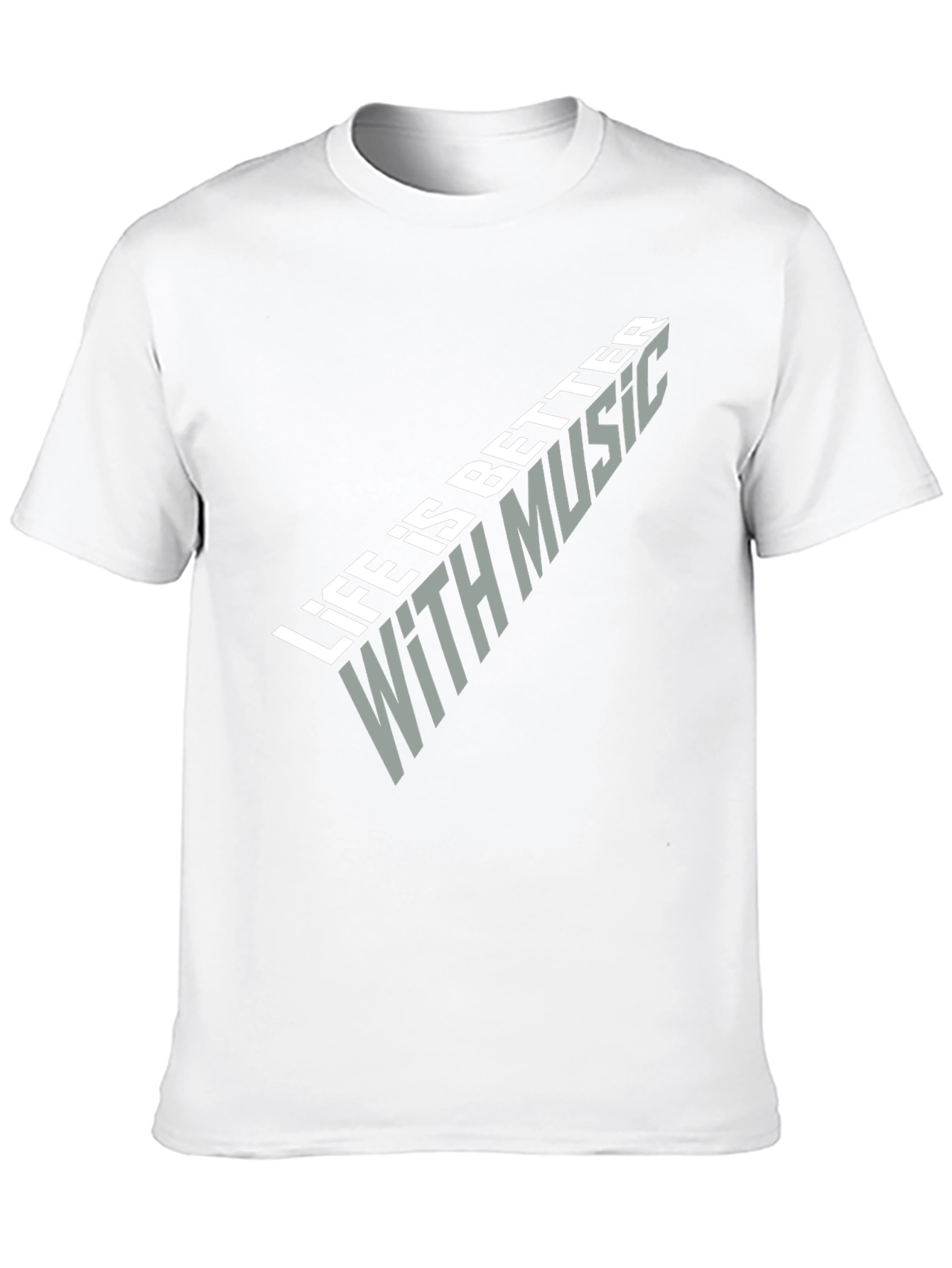Life is Better with Music Black T-Shirt
