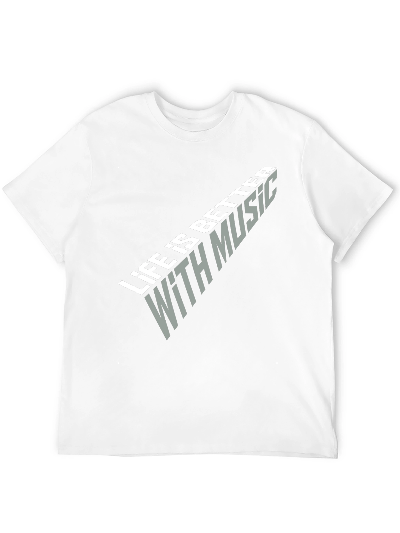 Life is Better with Music Black T-Shirt