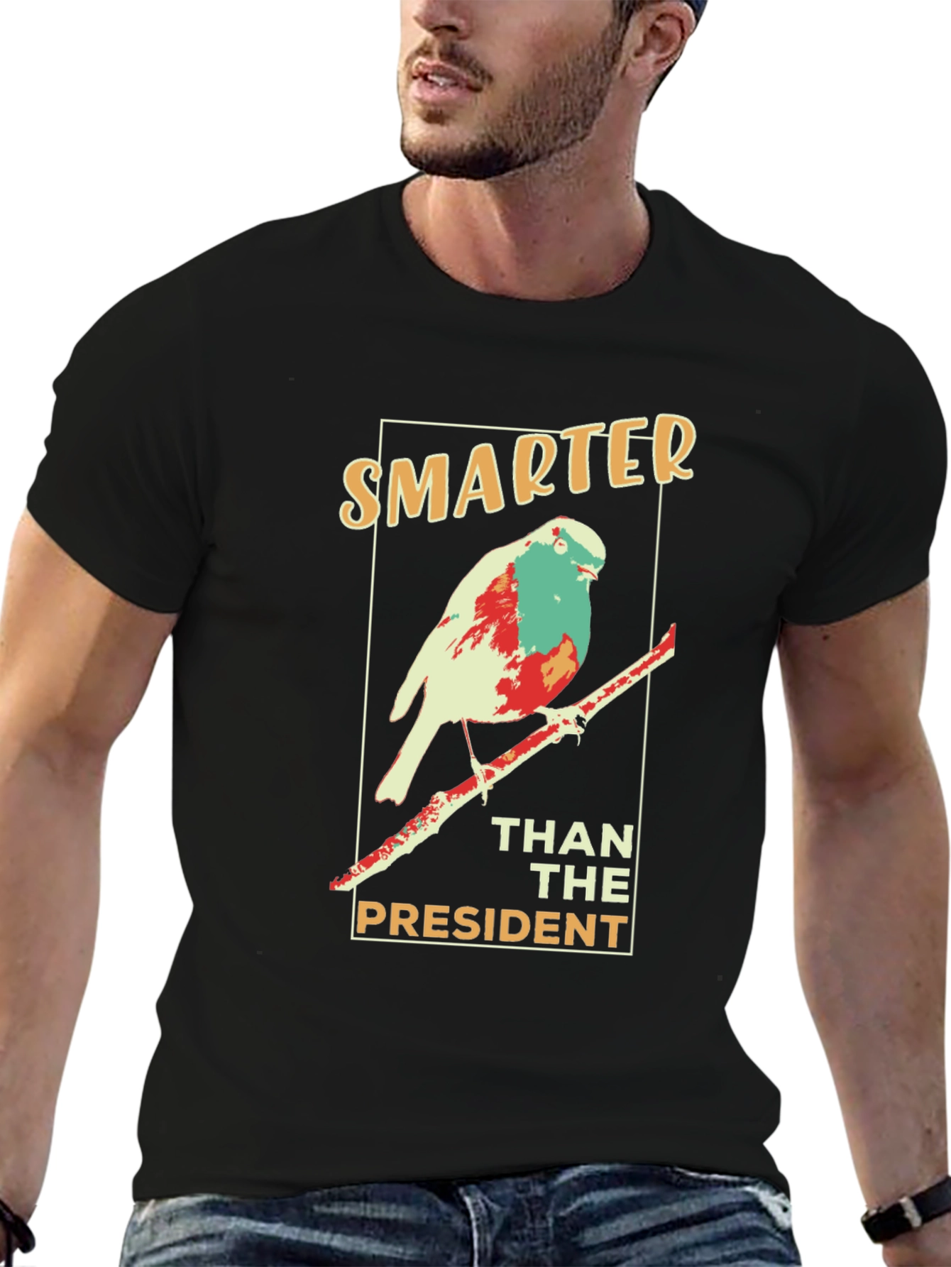 Smarter Than the President Bird Graphic Tee