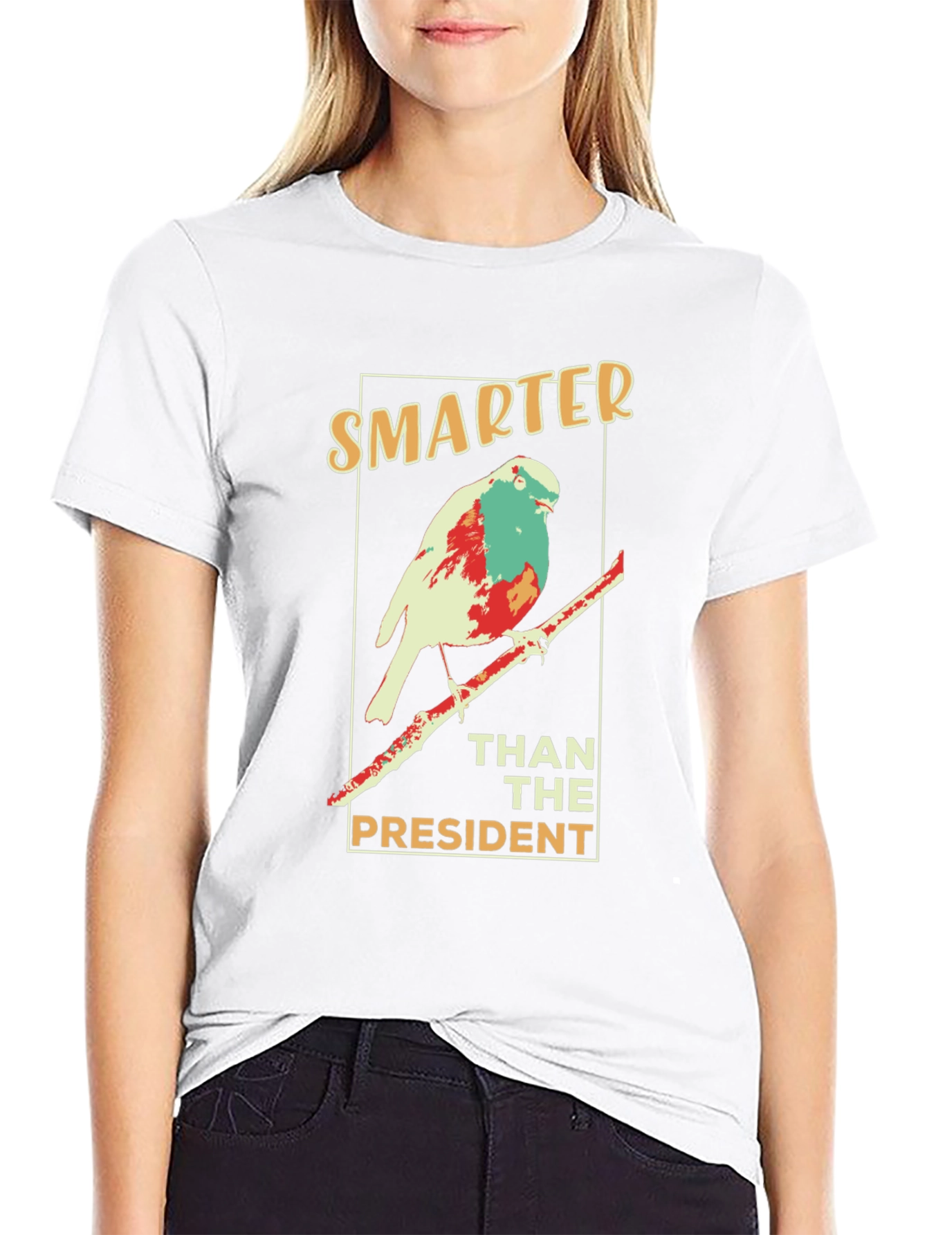 Smarter Than the President Bird Graphic Tee
