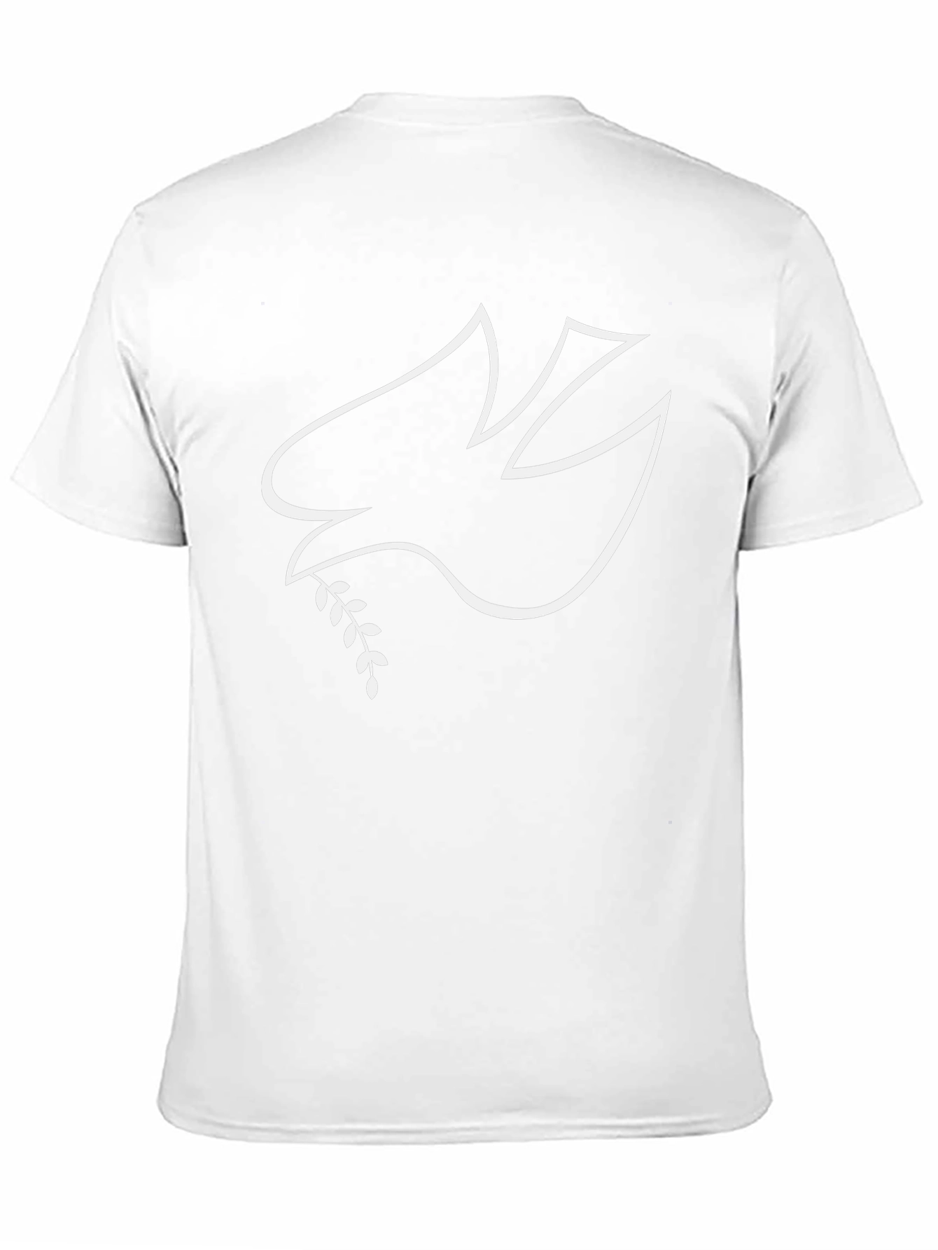 Dove Peace Graphic T-Shirt - Black