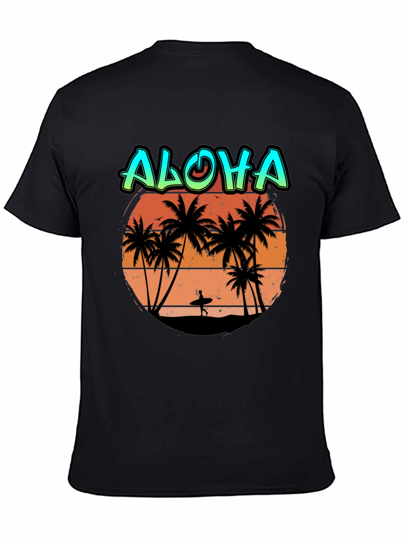 Aloha Beach Sunset T-Shirt - Tropical Island Vibes