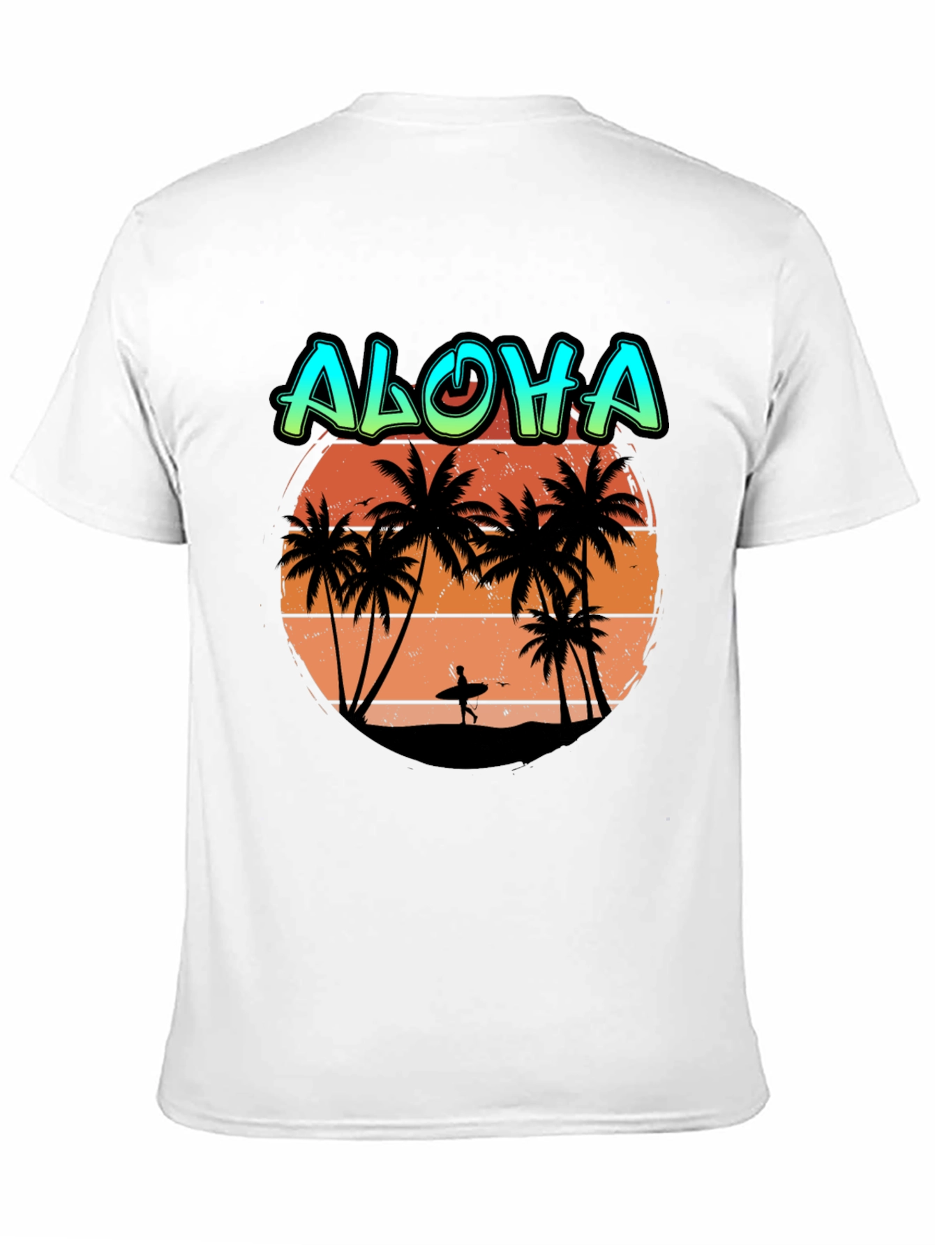 Aloha Beach Sunset T-Shirt - Tropical Island Vibes