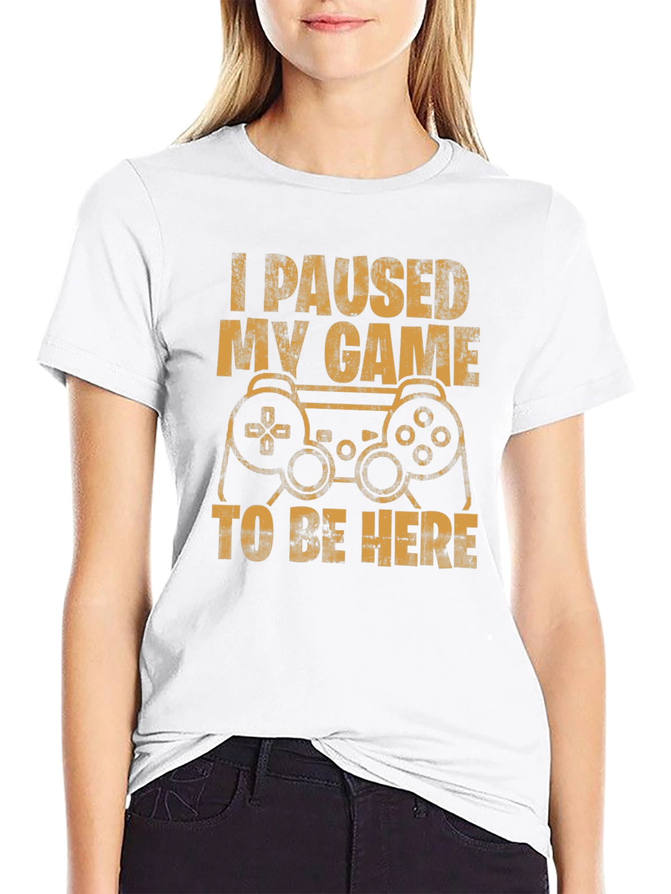 I Paused My Game T-Shirt - Gamer Gift