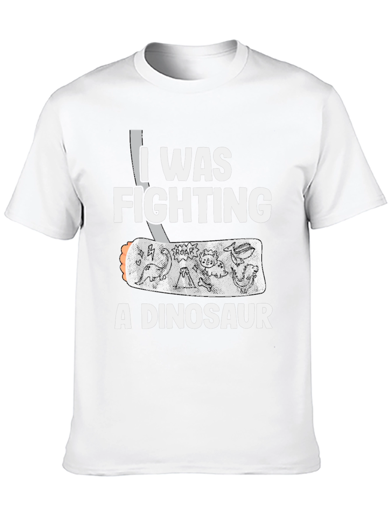 I Was Fighting A Dinosaur T-Shirt