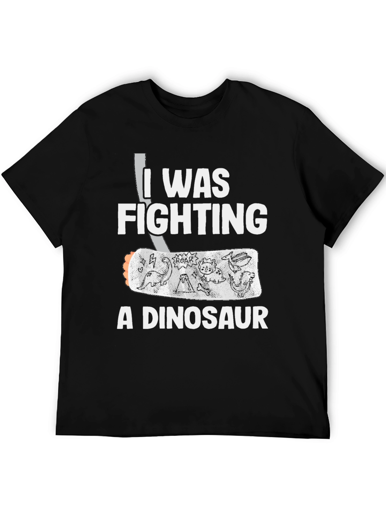 I Was Fighting A Dinosaur T-Shirt