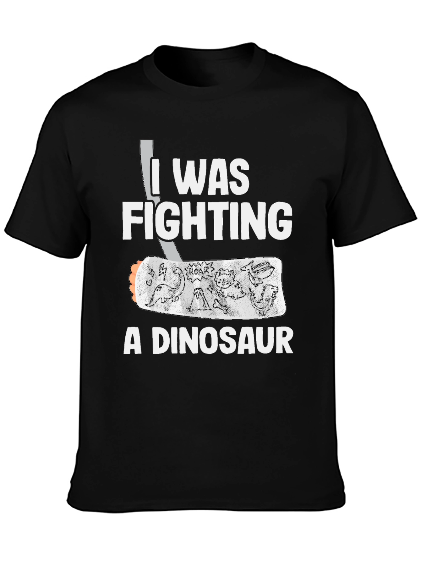 I Was Fighting A Dinosaur T-Shirt