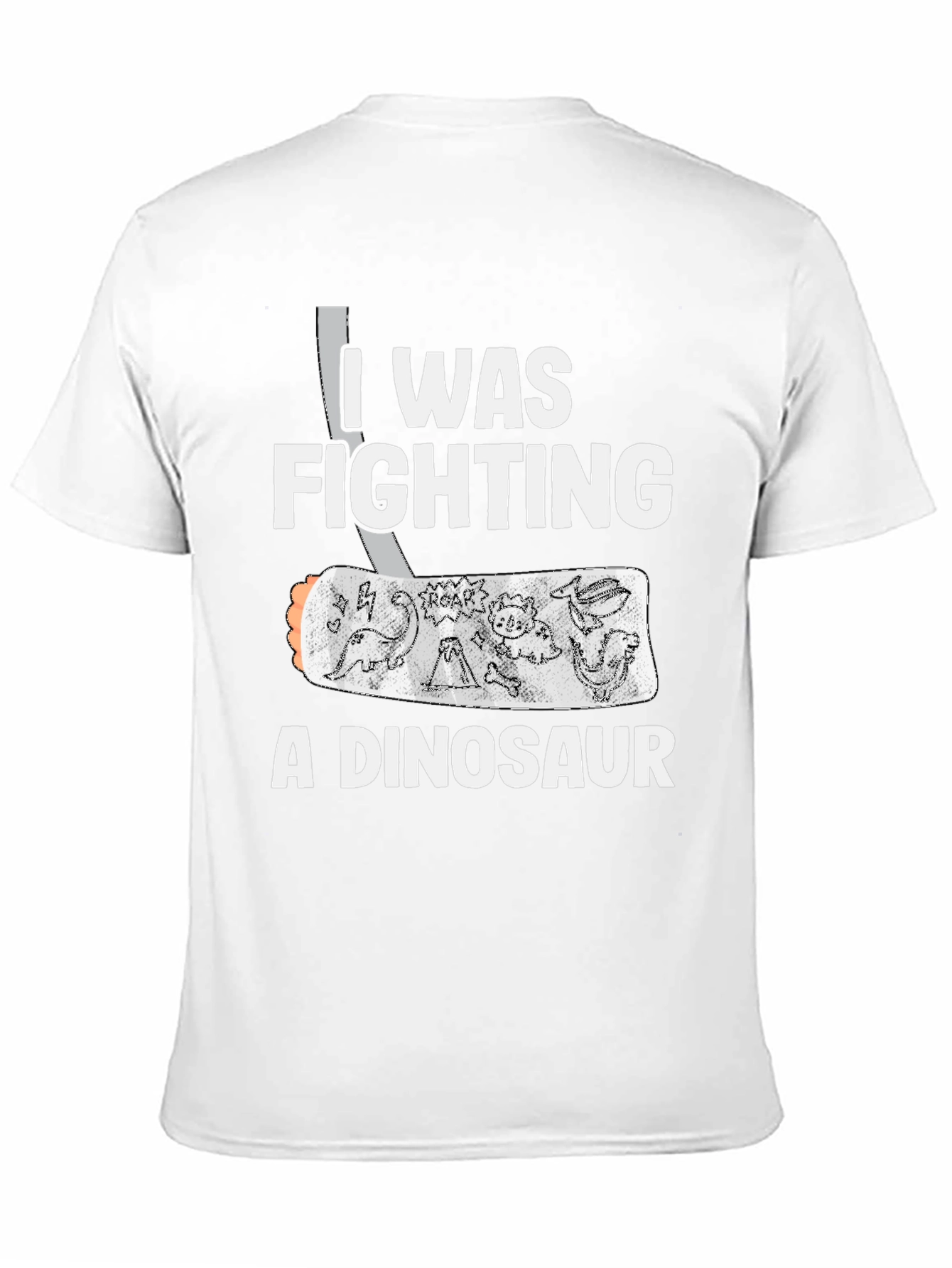 I Was Fighting A Dinosaur T-Shirt