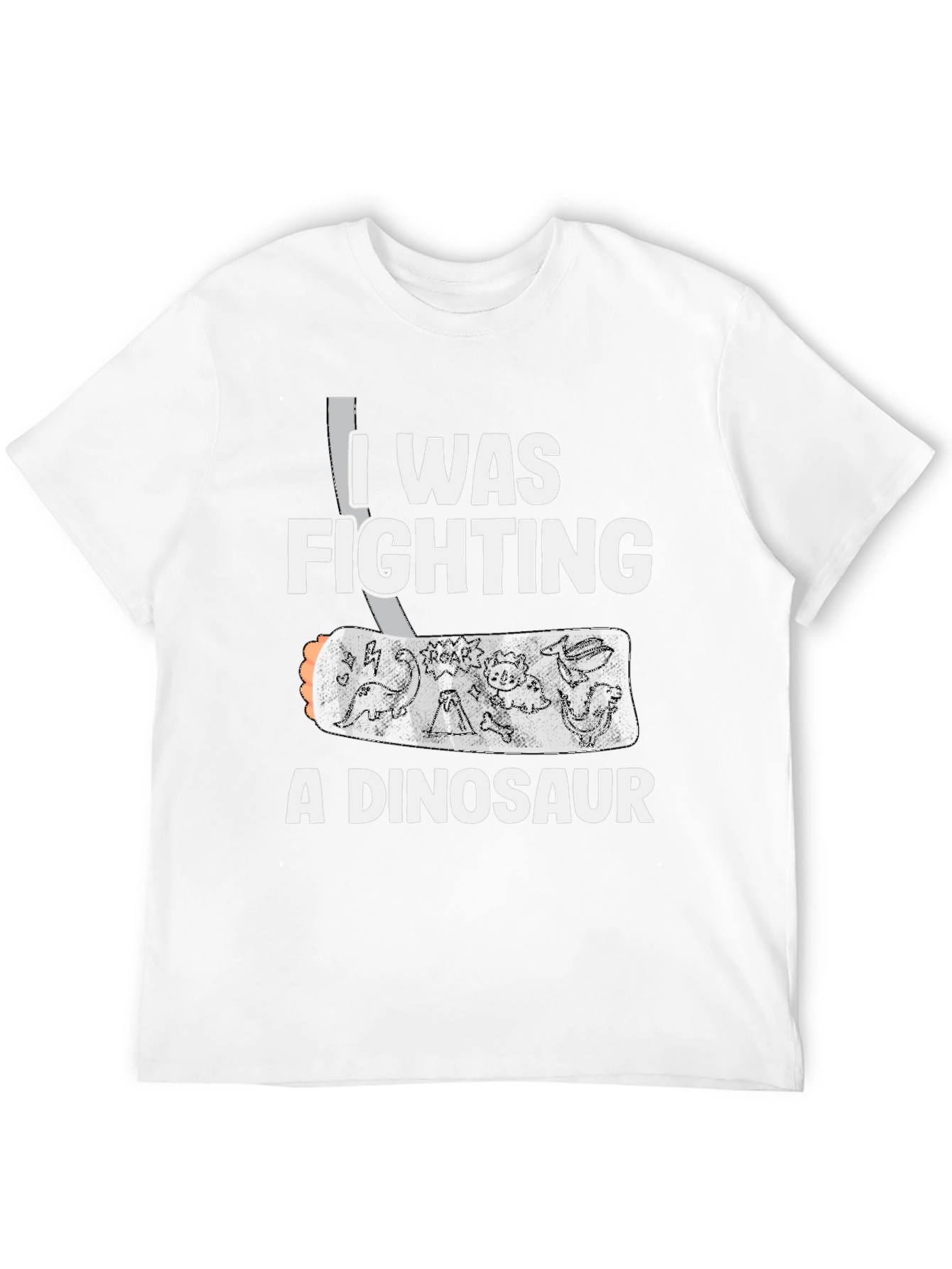 I Was Fighting A Dinosaur T-Shirt