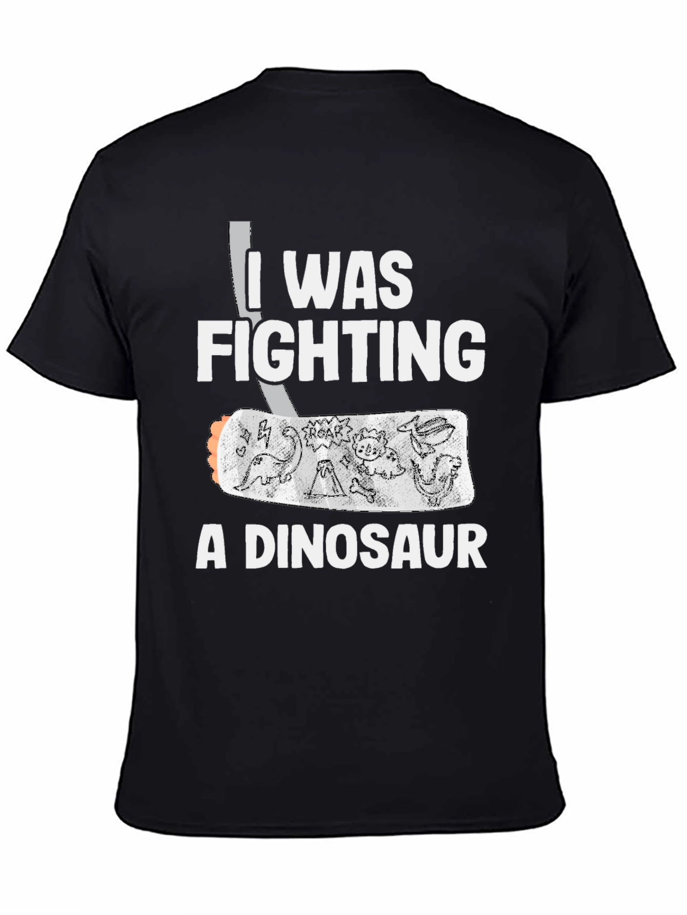I Was Fighting A Dinosaur T-Shirt