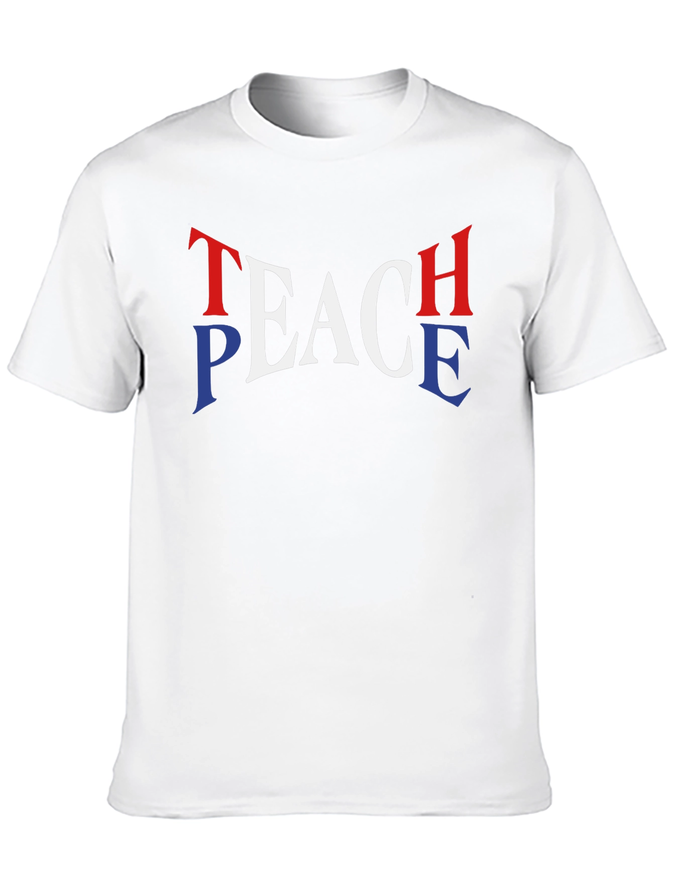 Teach Peace Graphic T-Shirt - Black