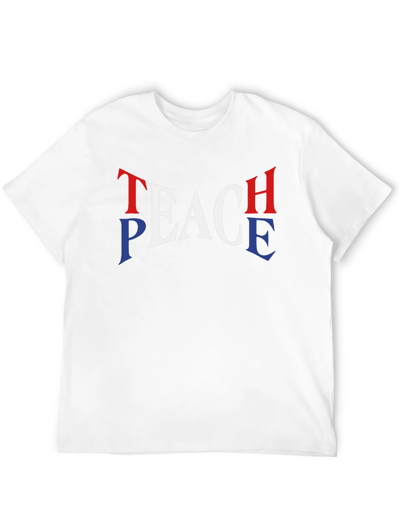 Teach Peace Graphic T-Shirt - Black