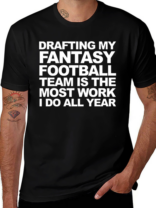 Fantasy Football Drafting T-Shirt - Funny Football Season Tee