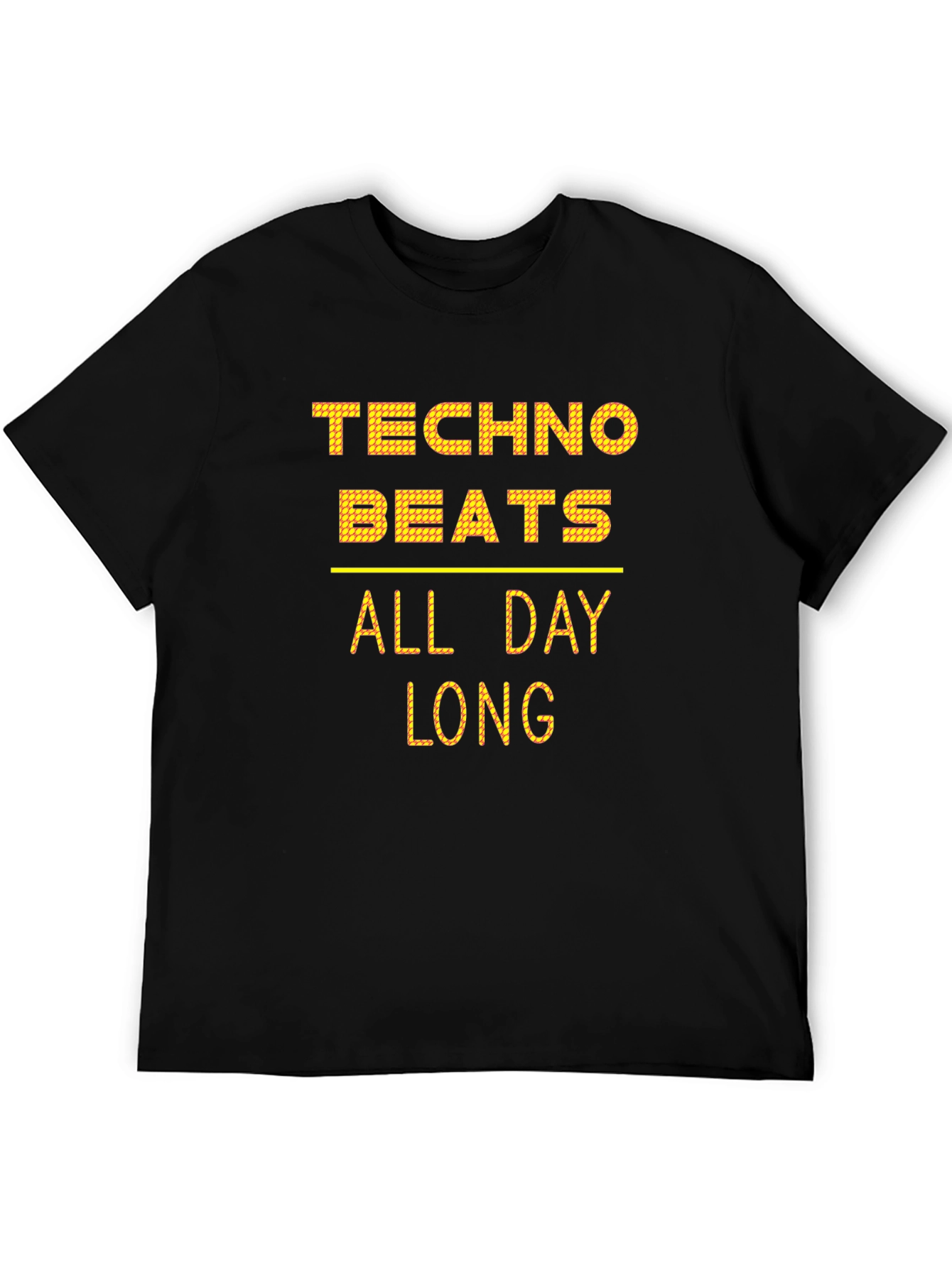 Techno Beats All Day Long Graphic Tee