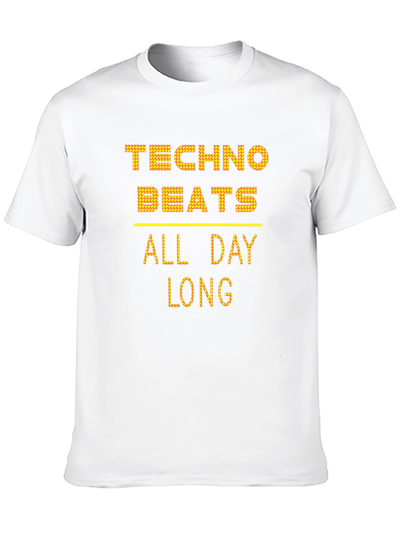 Techno Beats All Day Long Graphic Tee