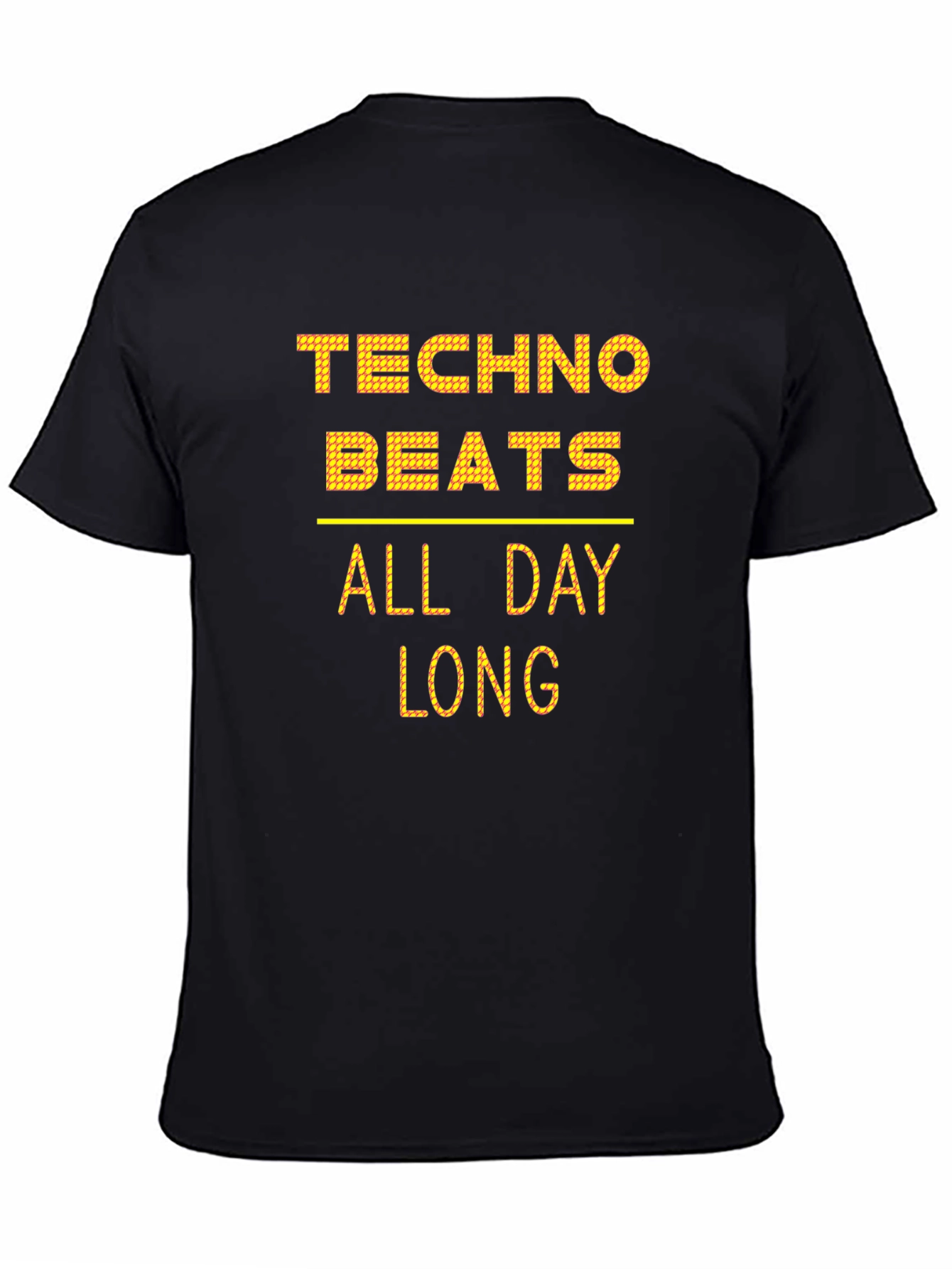 Techno Beats All Day Long Graphic Tee