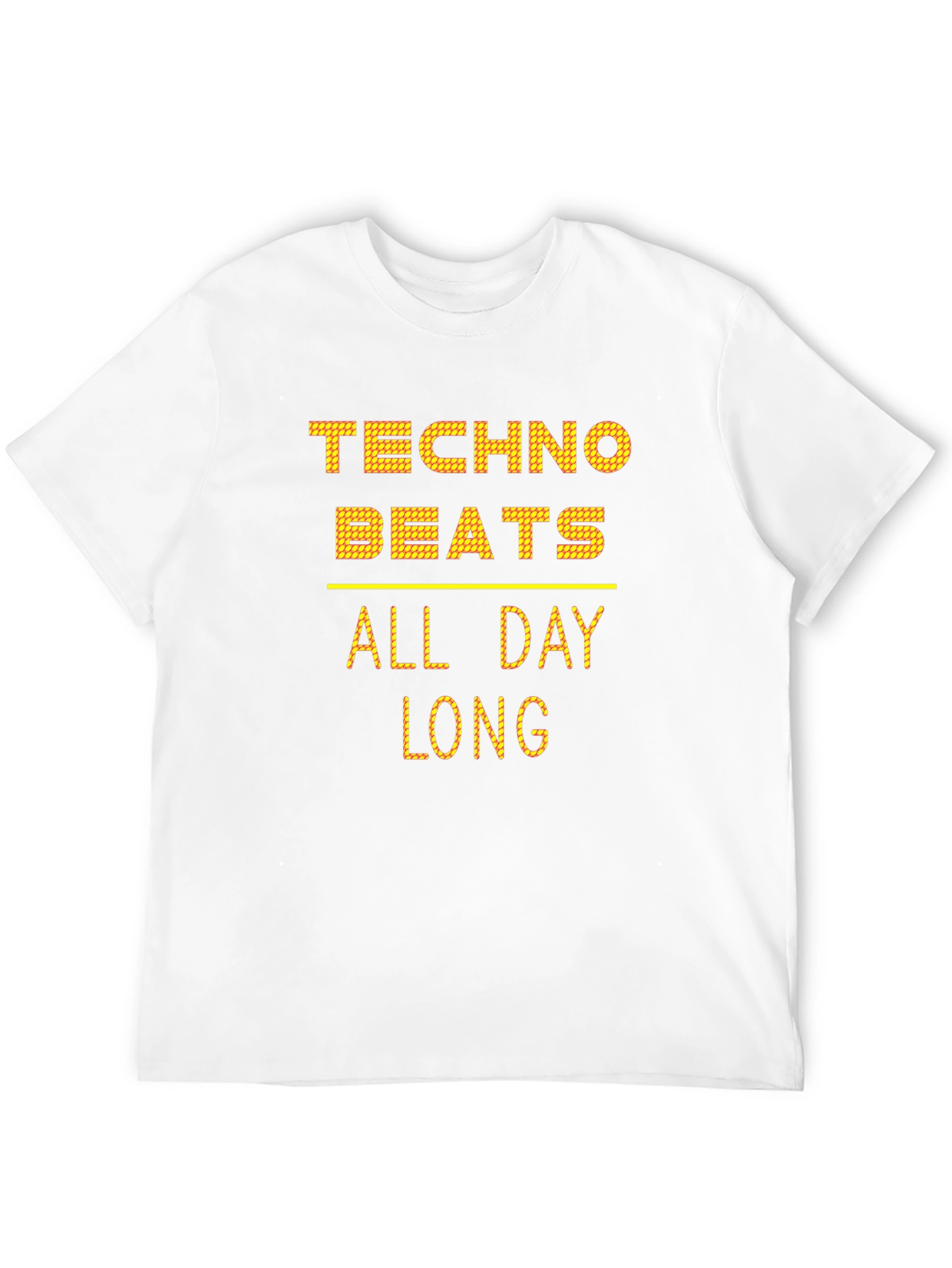 Techno Beats All Day Long Graphic Tee