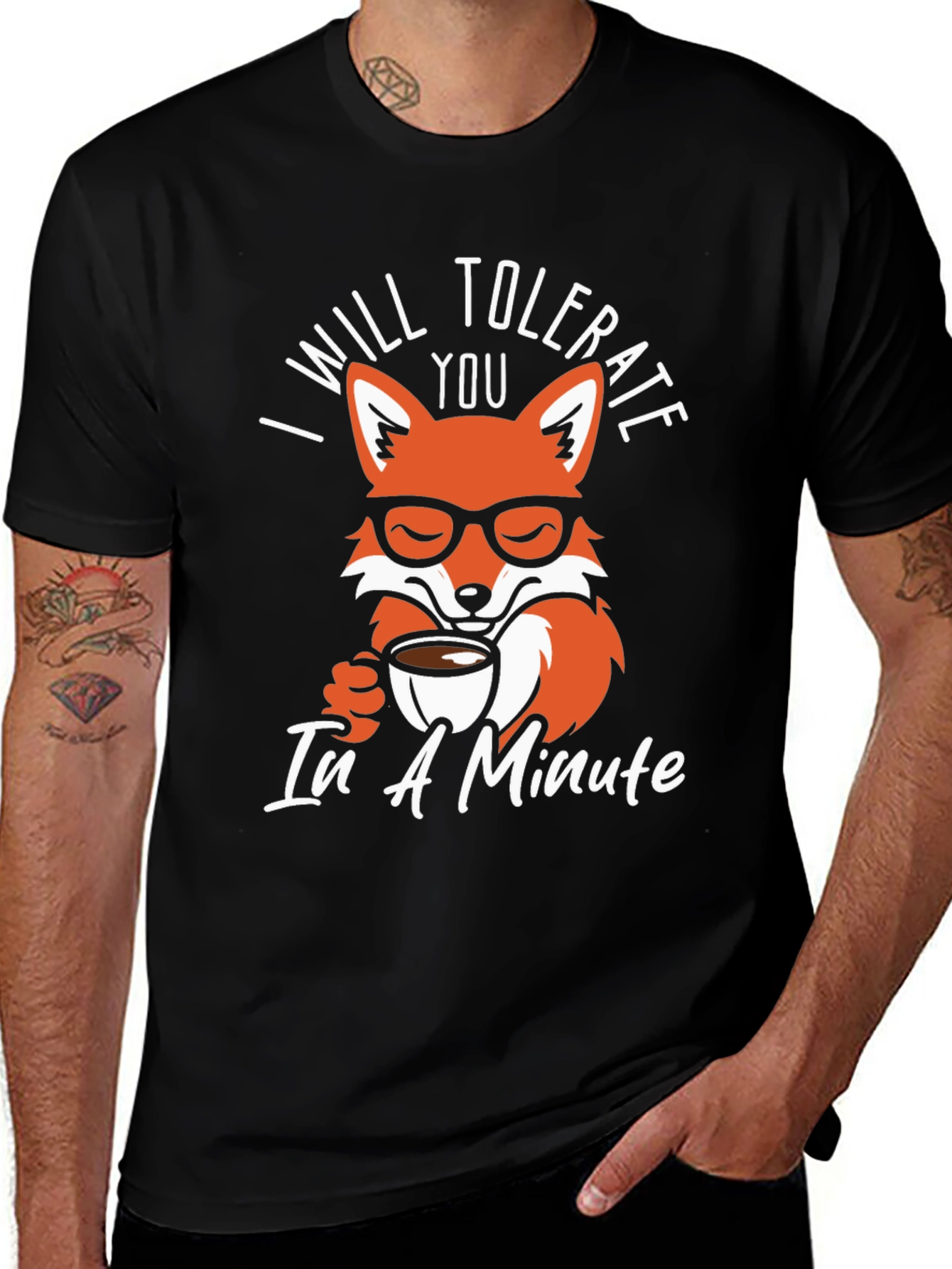I Will Tolerate You Fox Graphic Tee