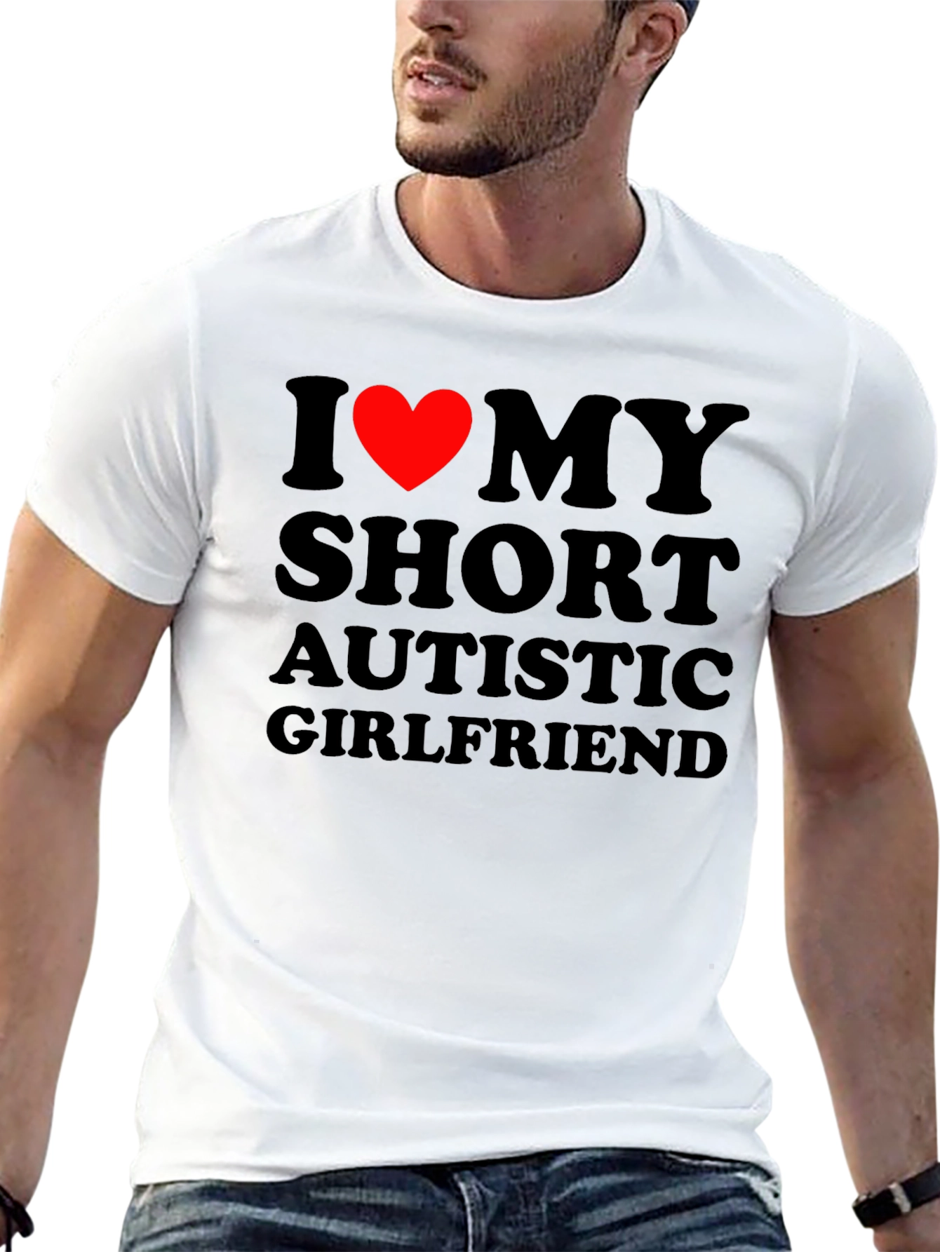 I Heart My Short Autistic Girlfriend T-Shirt