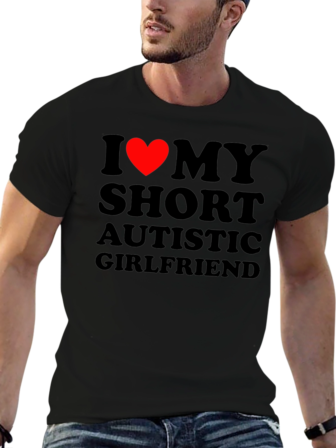 I Heart My Short Autistic Girlfriend T-Shirt