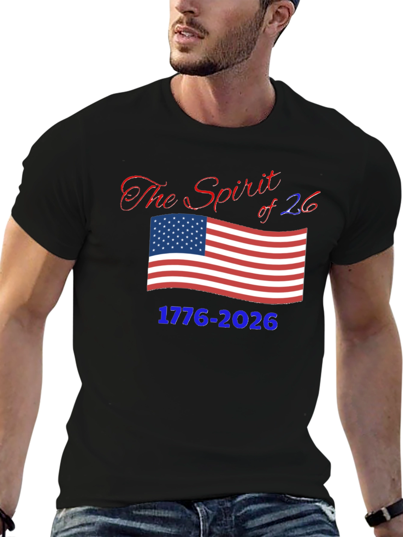 Patriotic Spirit of 76 T-Shirt - 1776-2026
