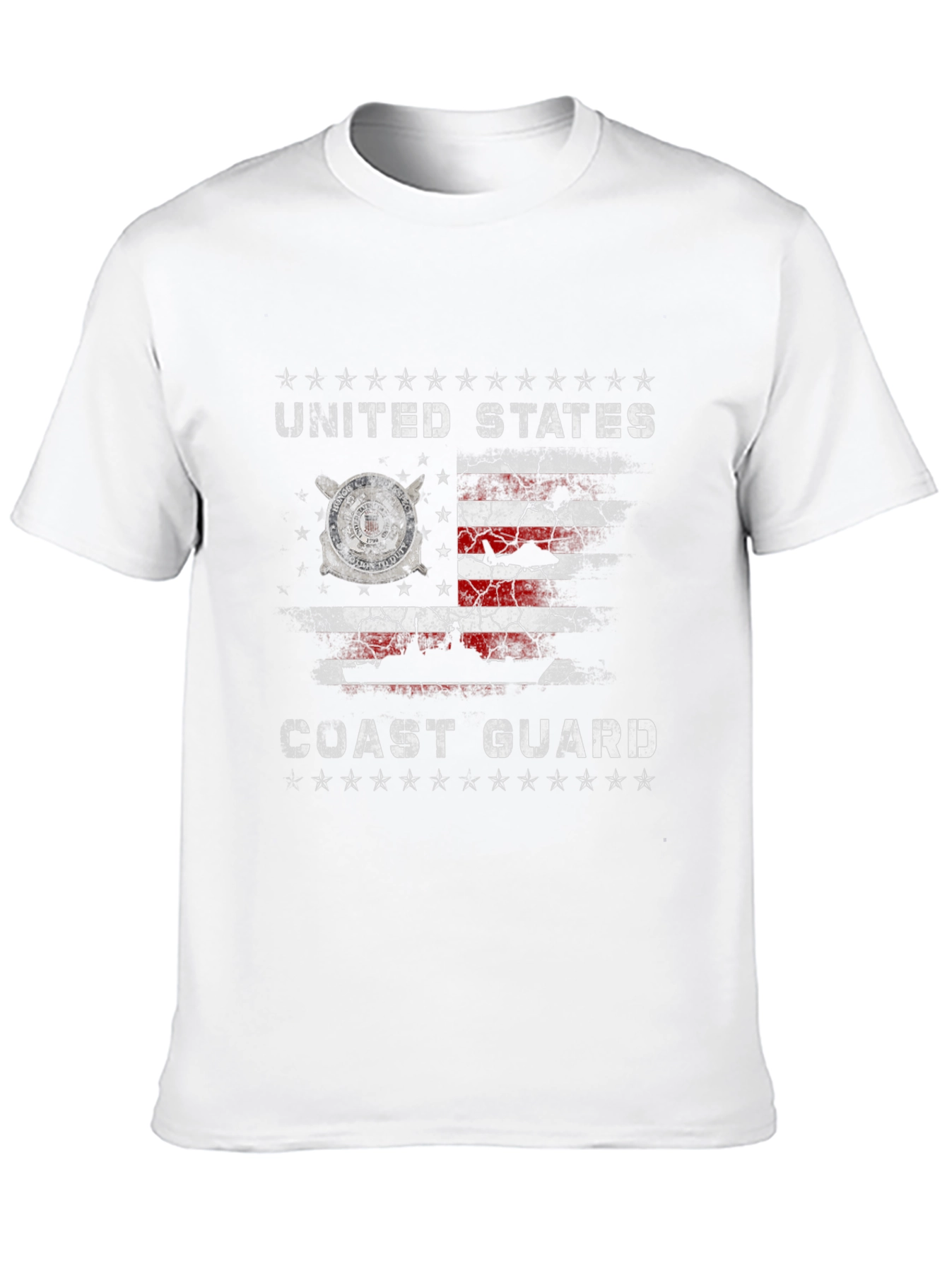 US Coast Guard Flag Graphic Tee