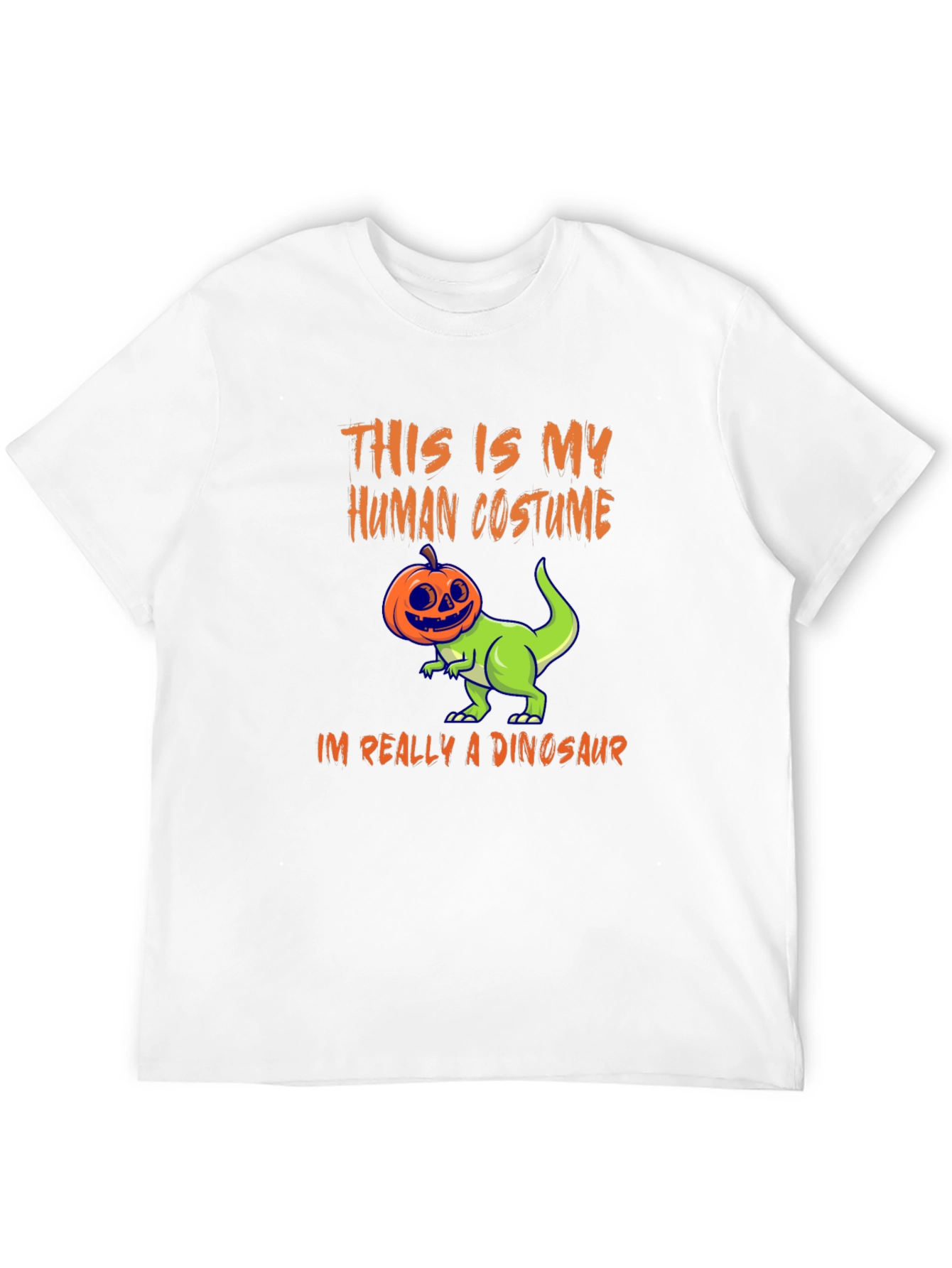 Human Costume Dinosaur Tee - Halloween Shirt