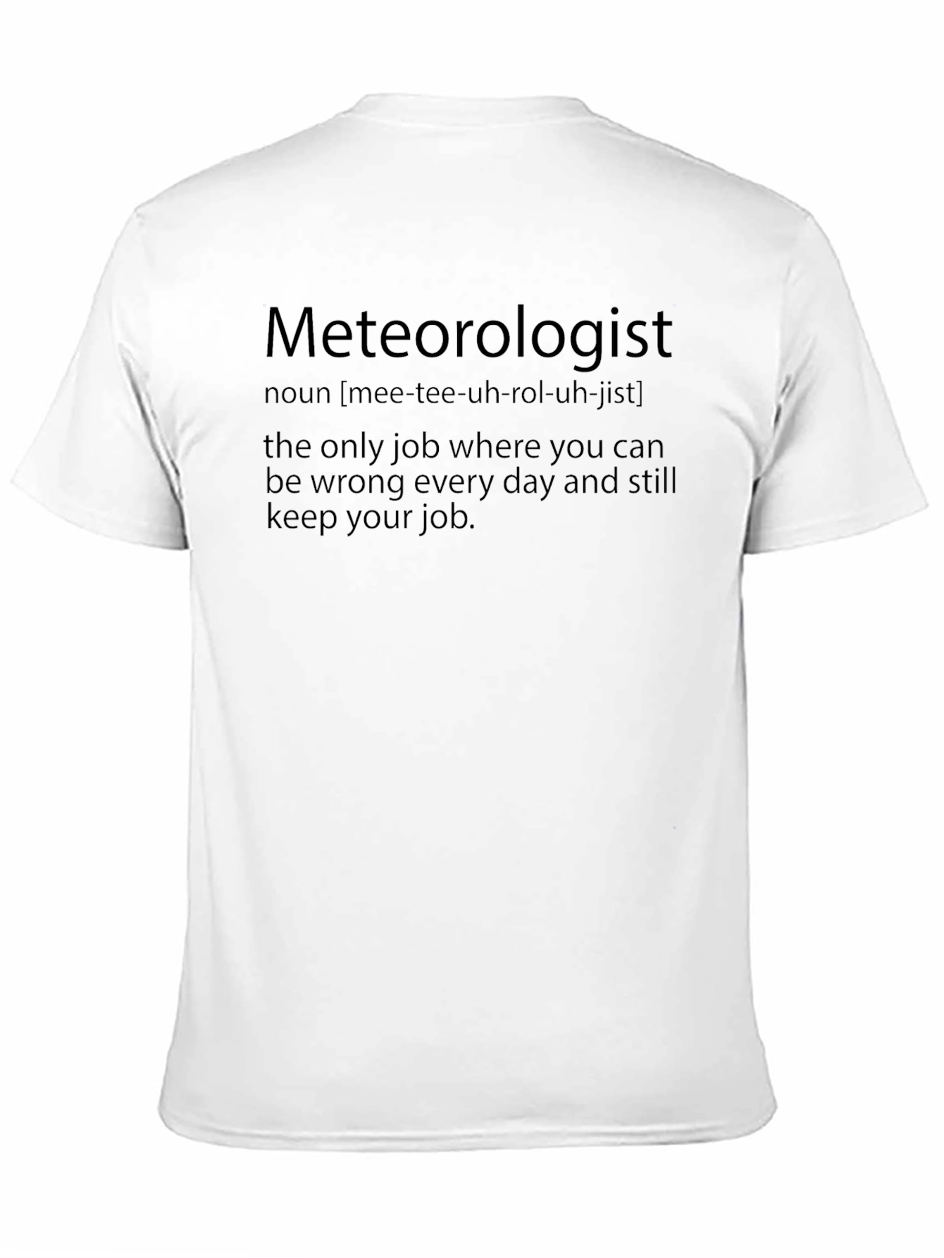 Meteorologist Funny Definition T-Shirt