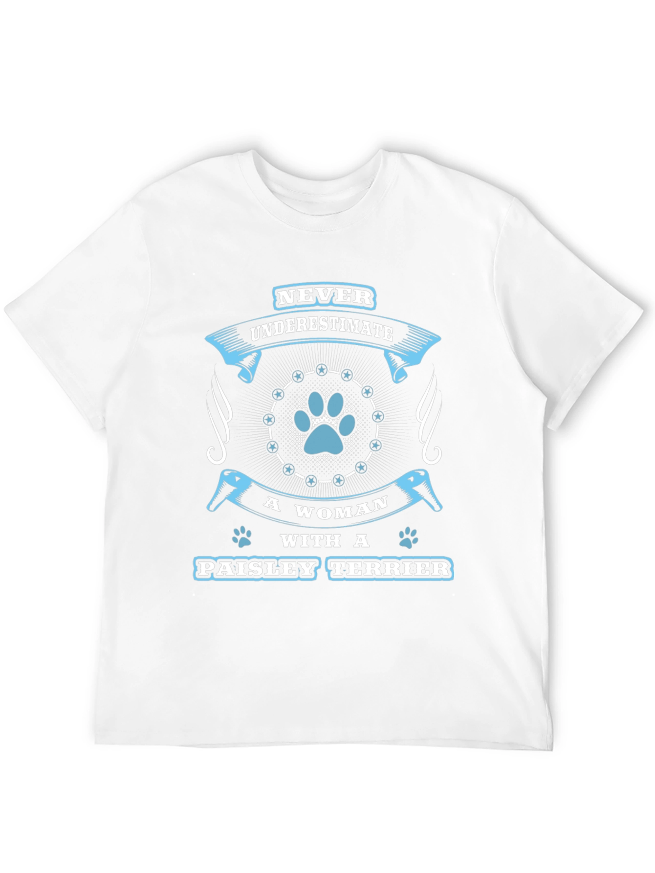 Paisley Terrier Womans T-Shirt