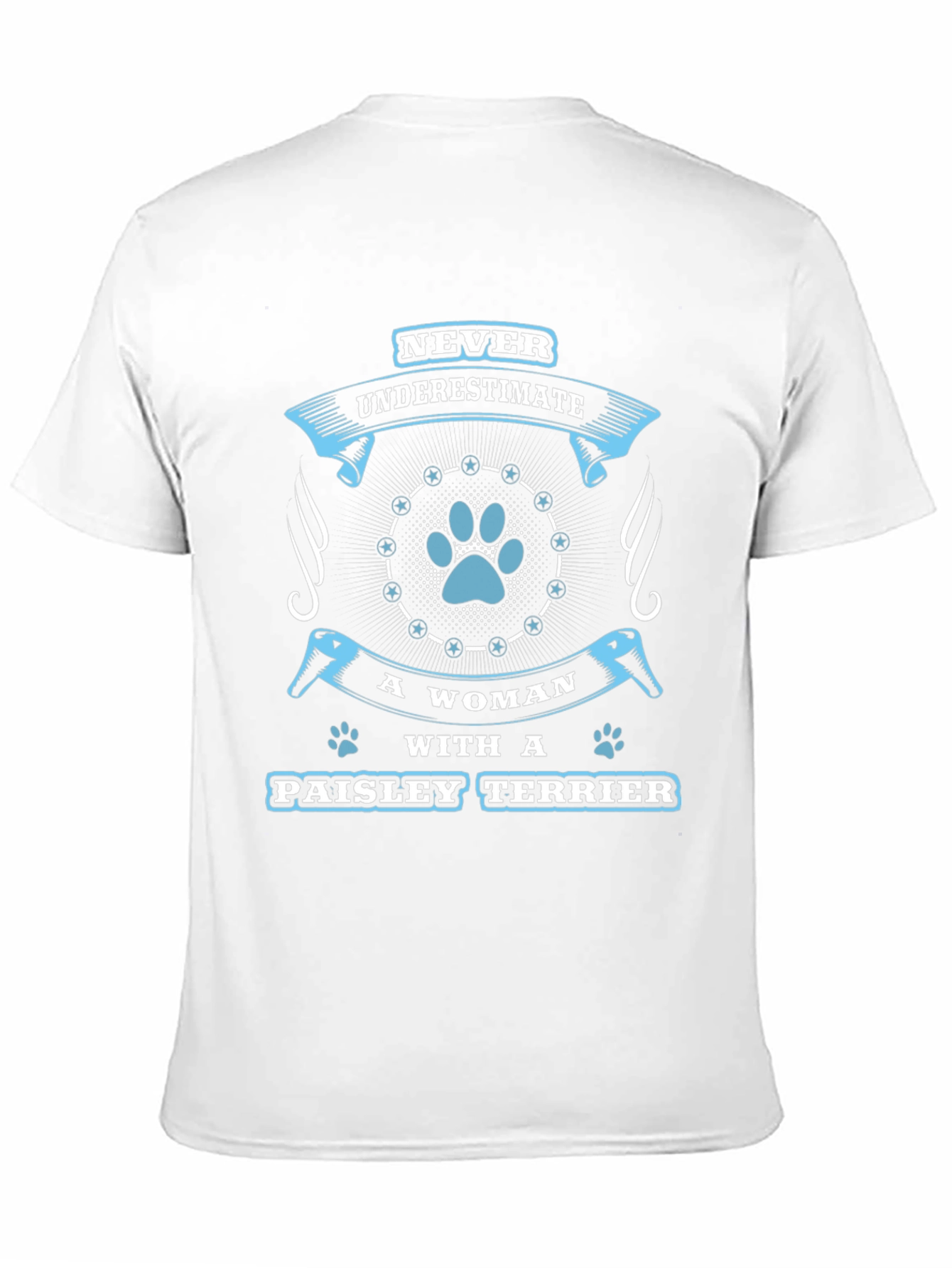 Paisley Terrier Womans T-Shirt