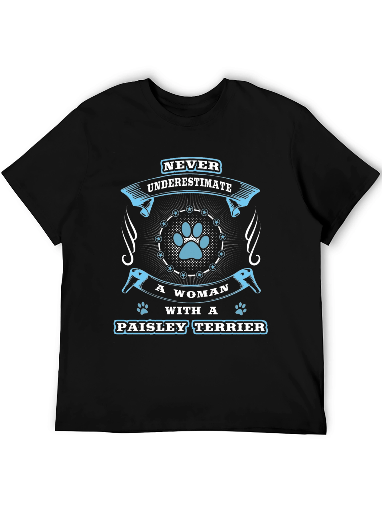 Paisley Terrier Womans T-Shirt