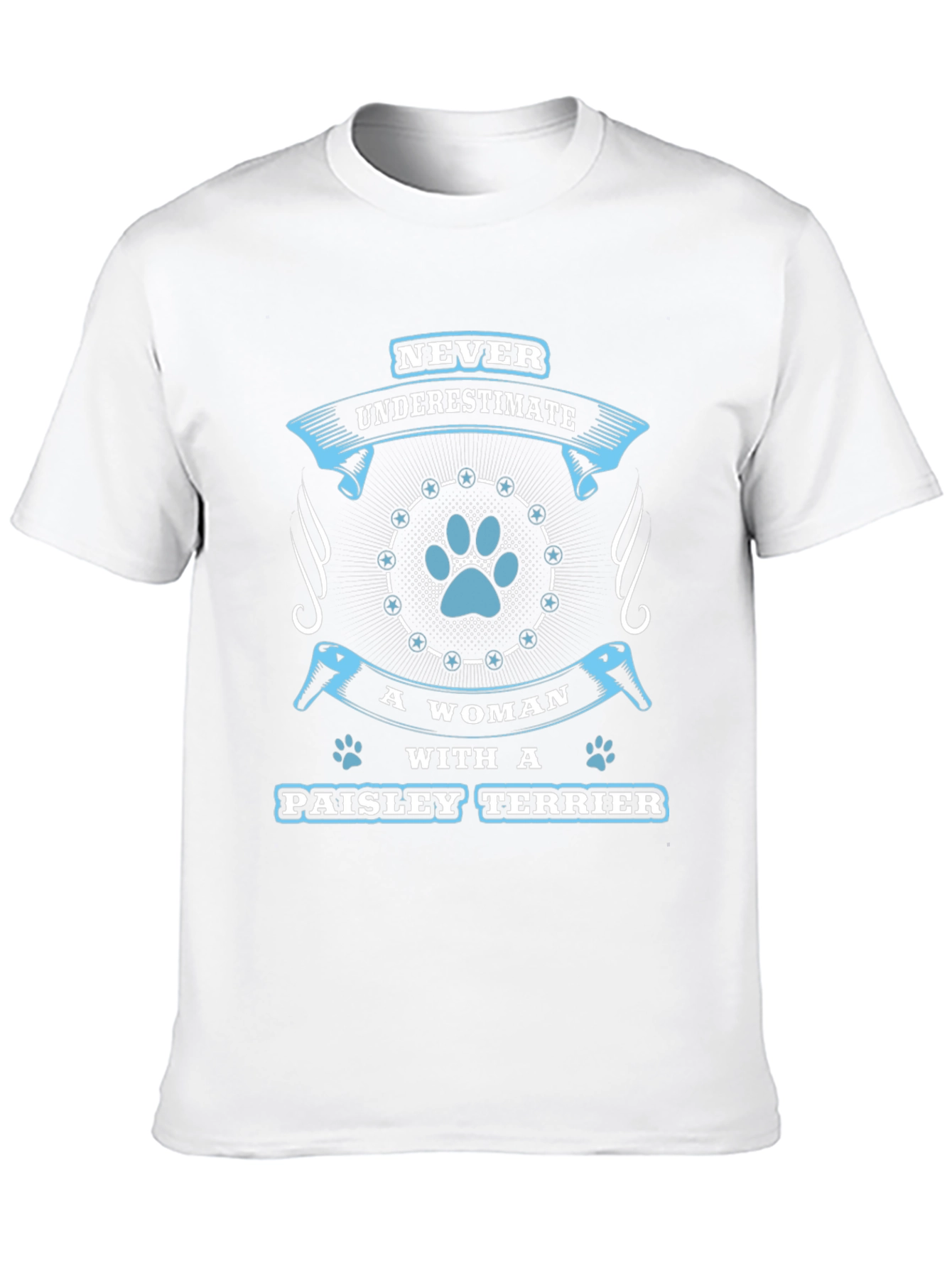 Paisley Terrier Womans T-Shirt