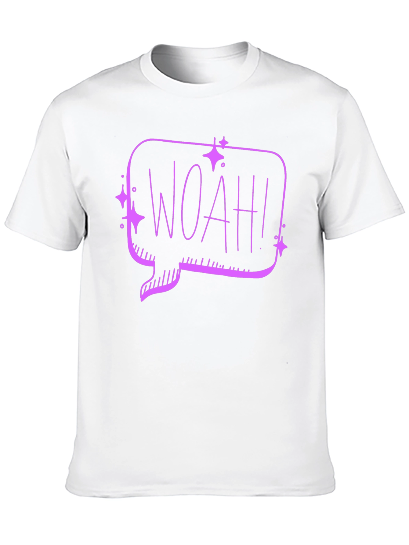 Woah! Graphic Tee - Black Cotton T-Shirt