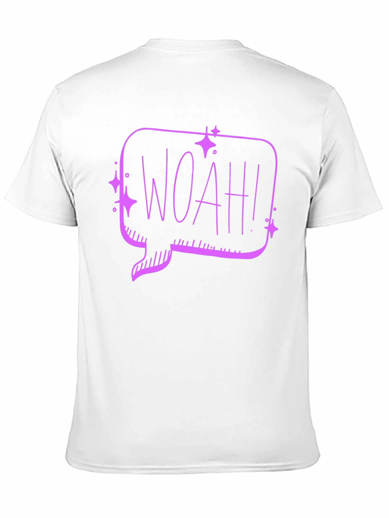 Woah! Graphic Tee - Black Cotton T-Shirt
