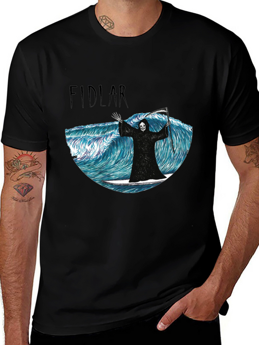 FIDLAR Grim Reaper Surfing T-Shirt