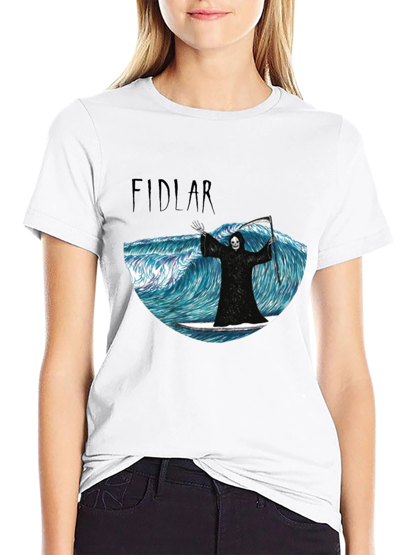 FIDLAR Grim Reaper Surfing T-Shirt