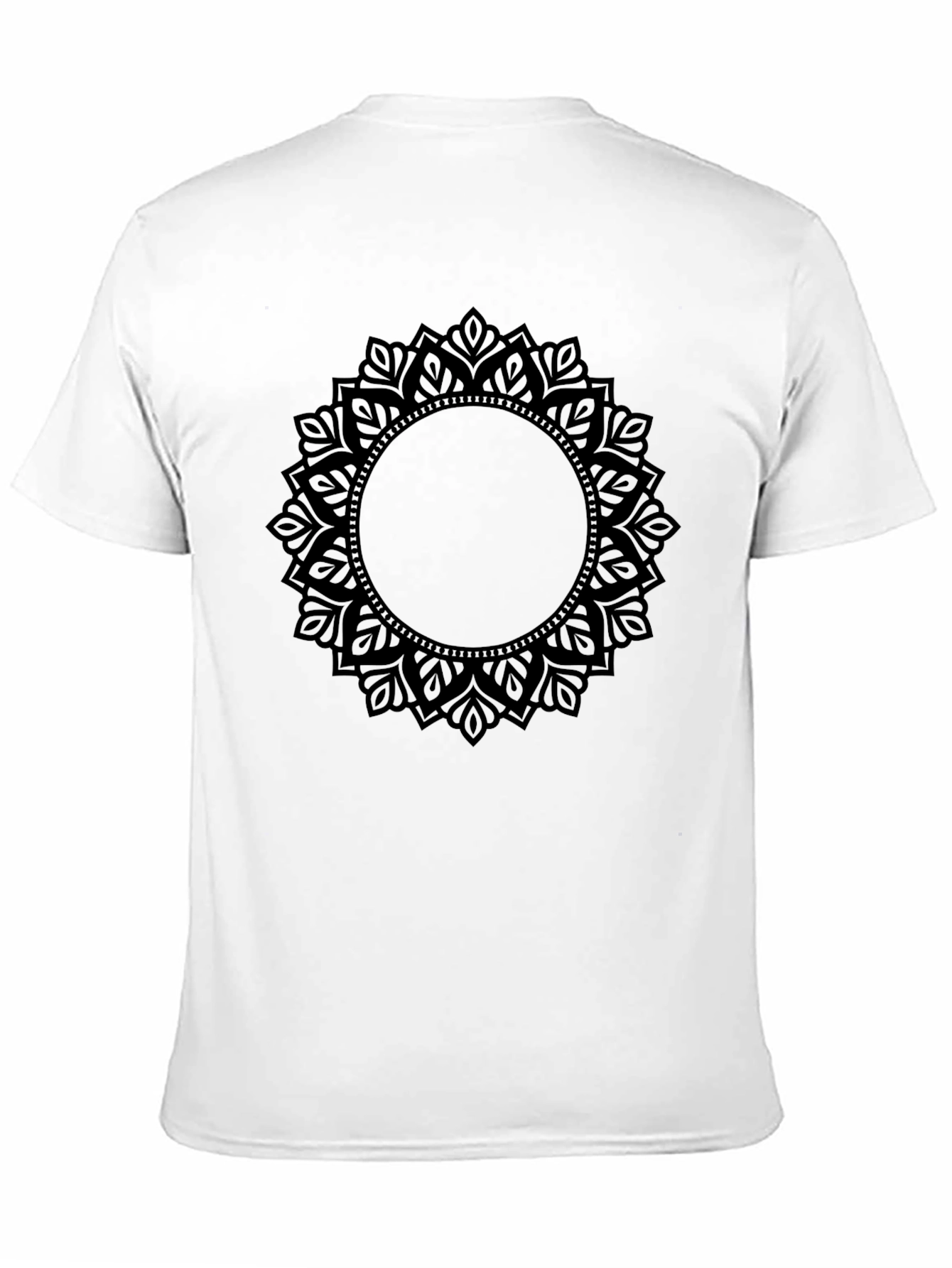 Black Mandala Graphic Tee - Stylish and Unique Design