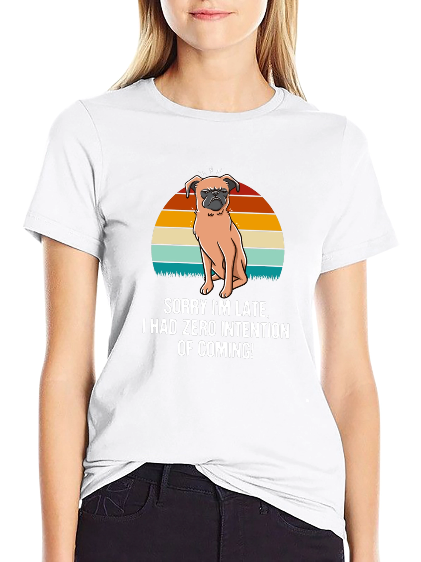 Funny Dog Graphic T-Shirt - Zero Intention
