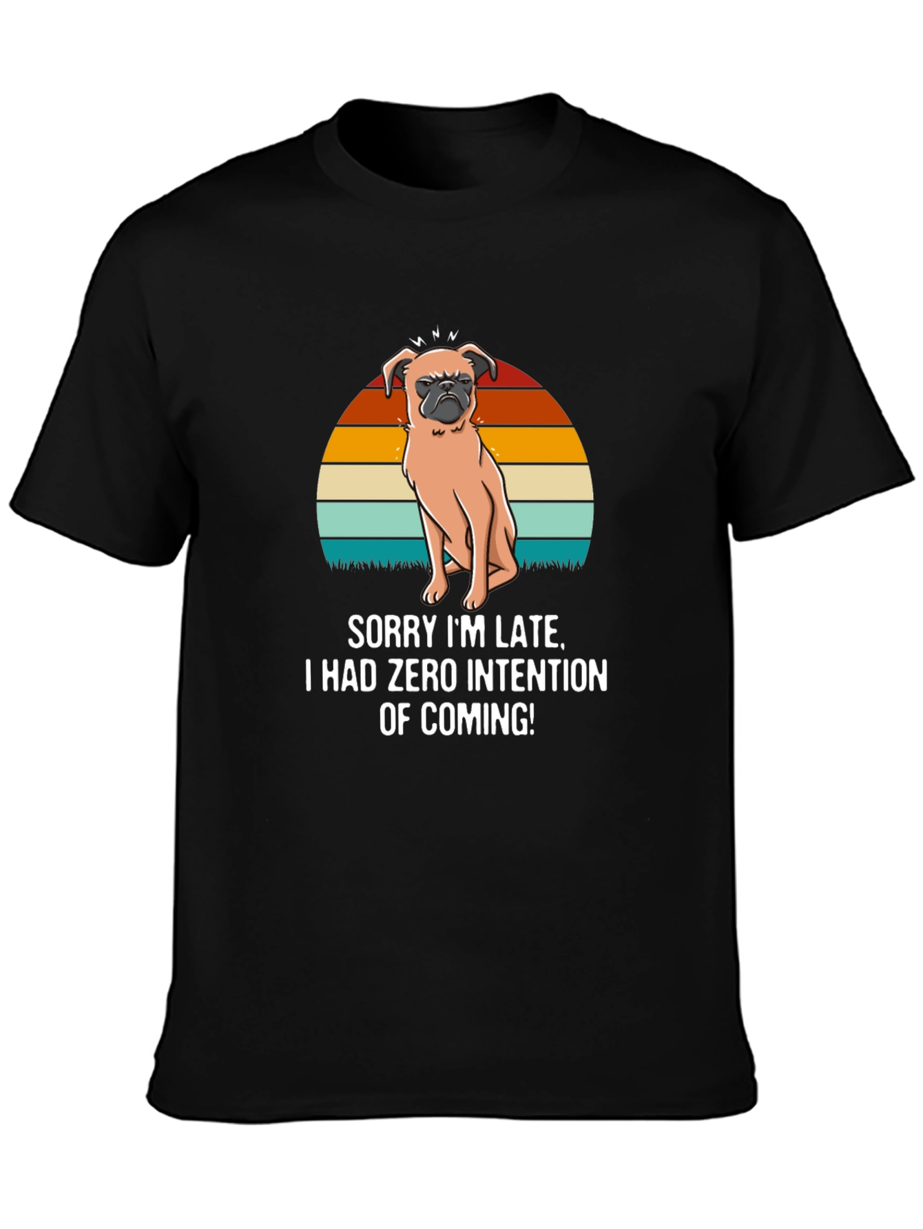 Funny Dog Graphic T-Shirt - Zero Intention