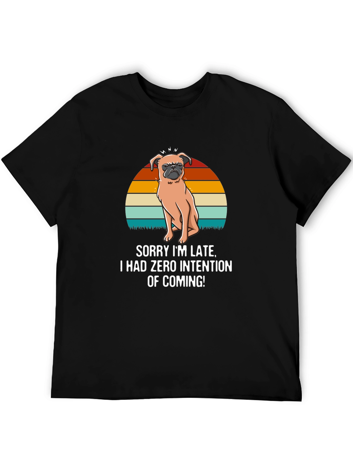 Funny Dog Graphic T-Shirt - Zero Intention