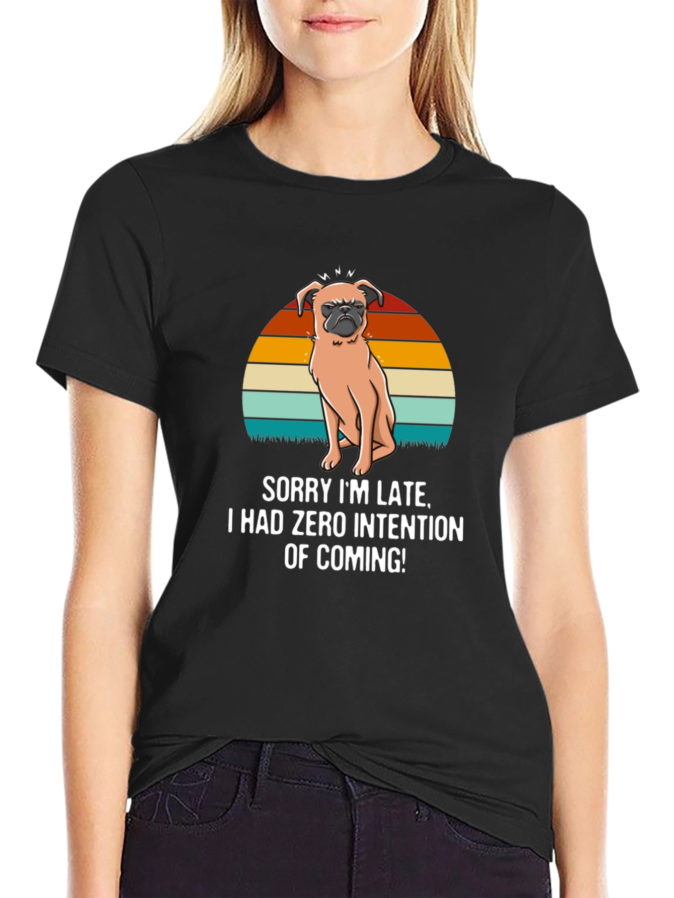 Funny Dog Graphic T-Shirt - Zero Intention