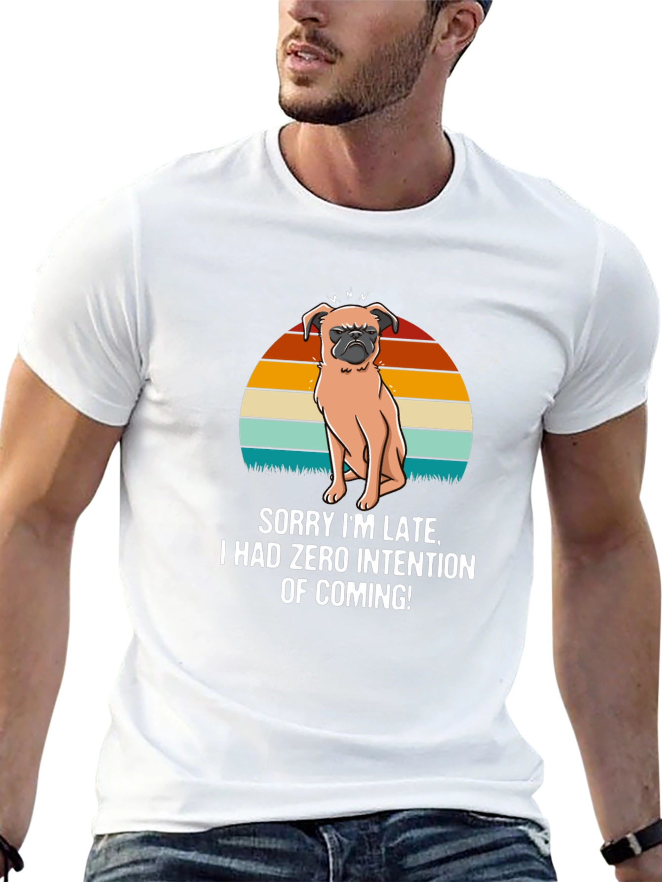 Funny Dog Graphic T-Shirt - Zero Intention